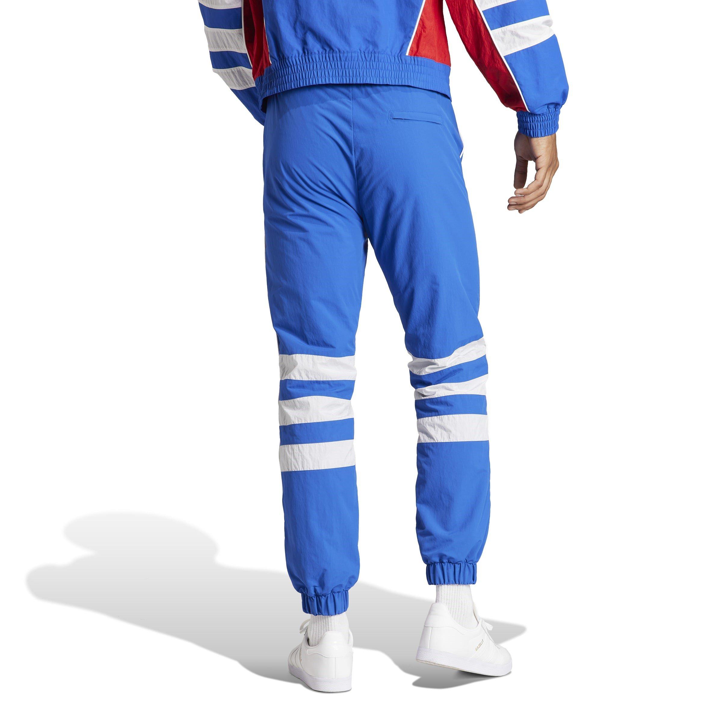 Collegiate Roya - adidas - Olympique Lyonnais Originals 95/96 Tracksuit Bottoms Adults - 3