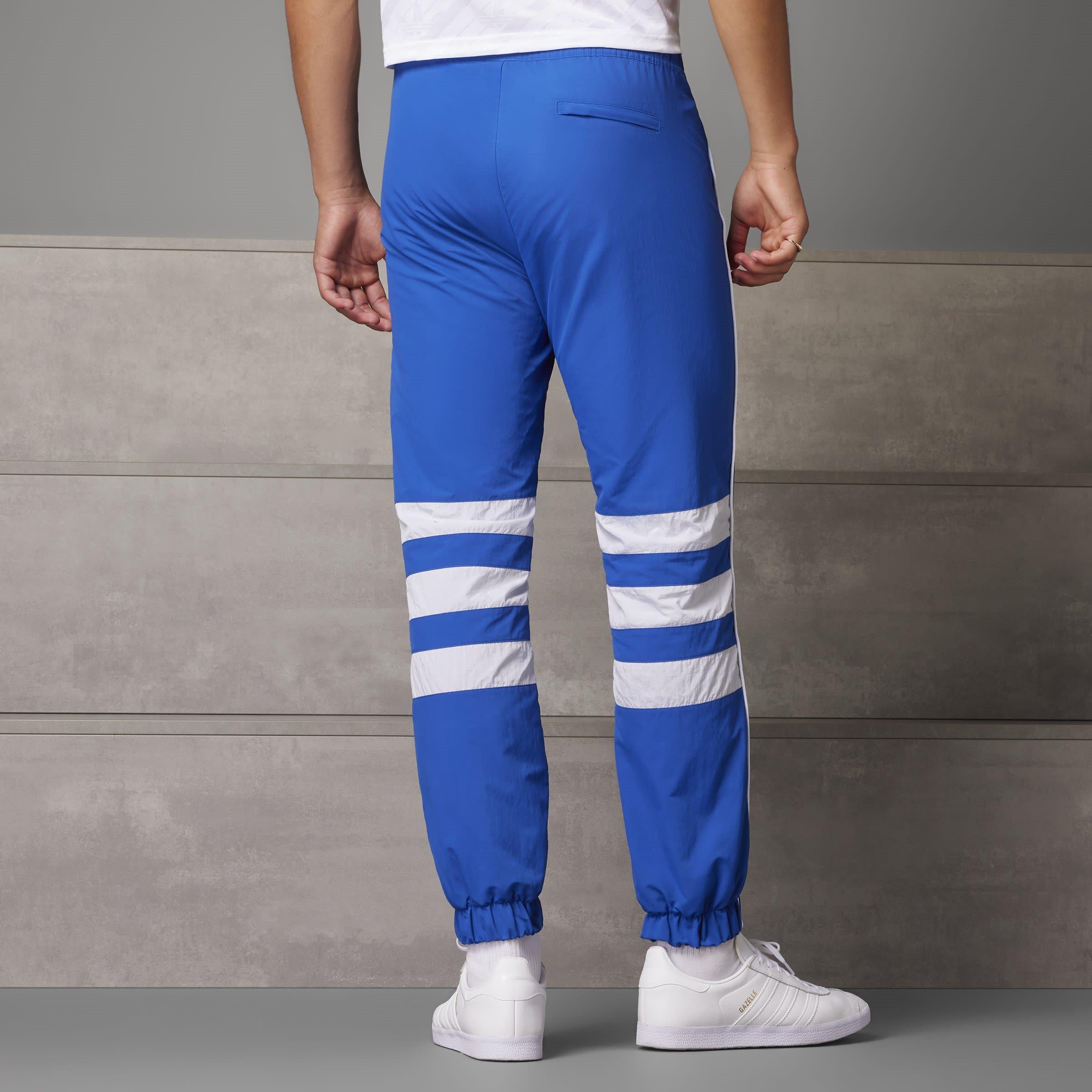 Collegiate Roya - adidas - Olympique Lyonnais Originals 95/96 Tracksuit Bottoms Adults - 8