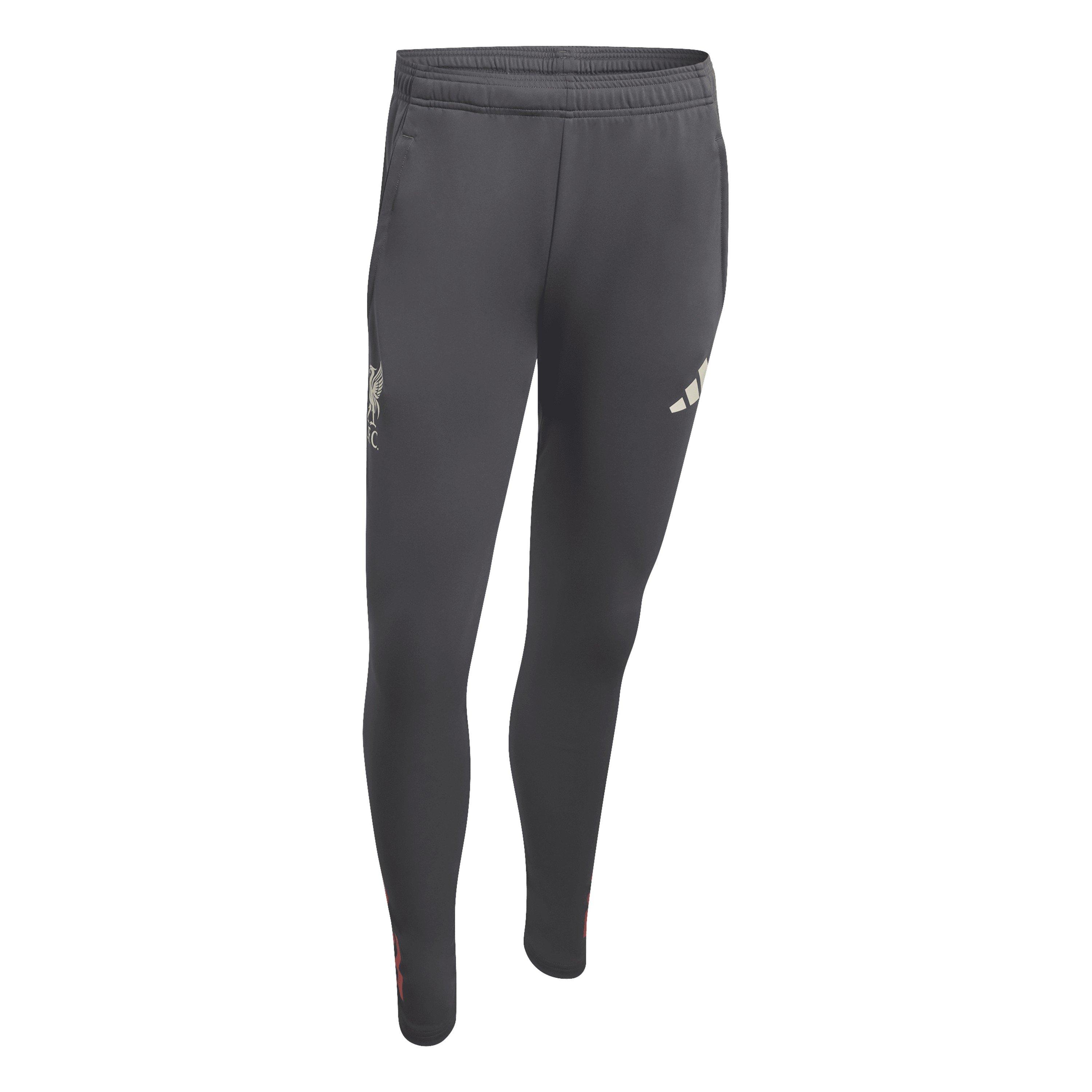 Adidas Men's Liverpool Tracksuit Bottoms - Black/White - XL