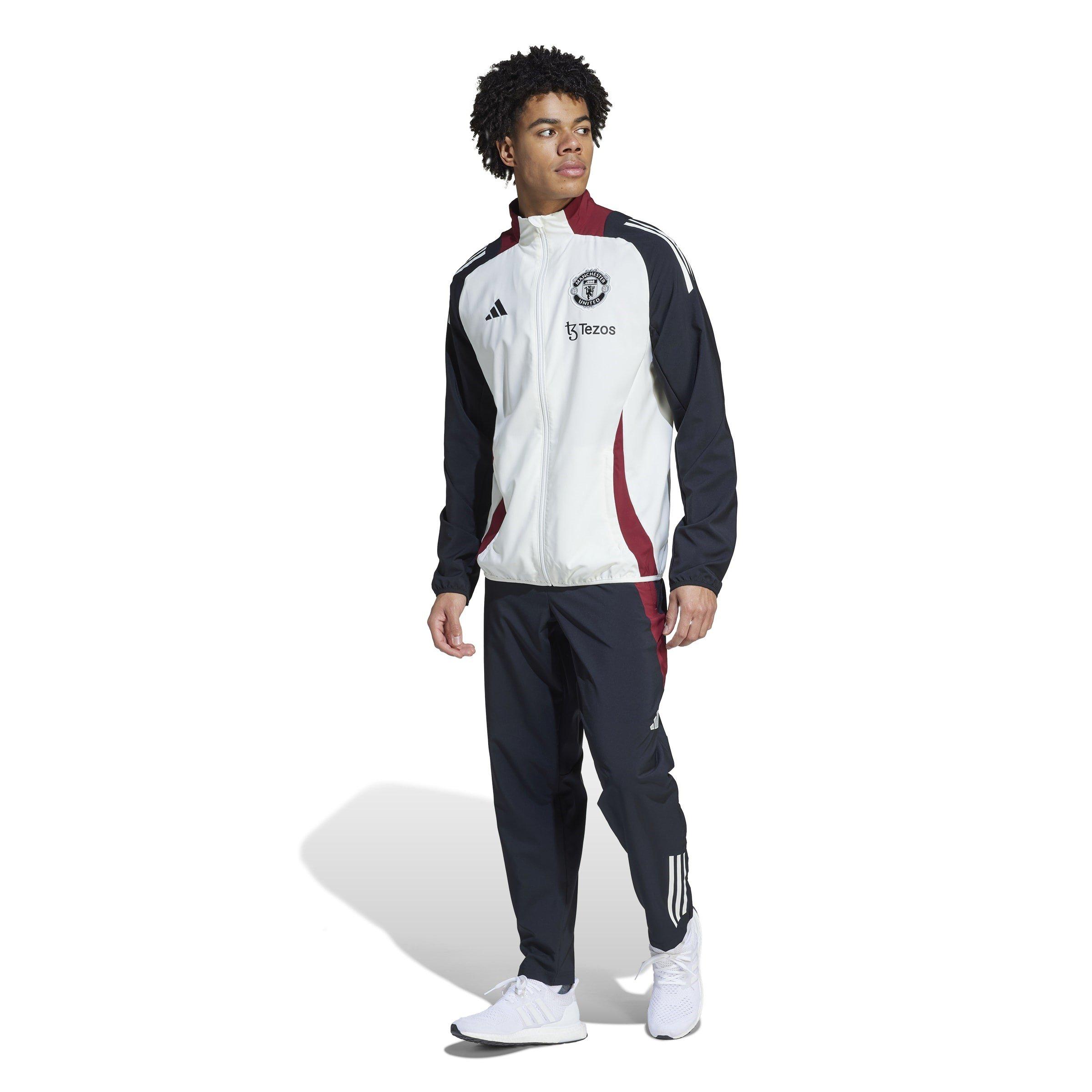 Zwart - adidas - Manchester United Pre Match Tracksuit Bottoms 2024 2025 Adults - 6