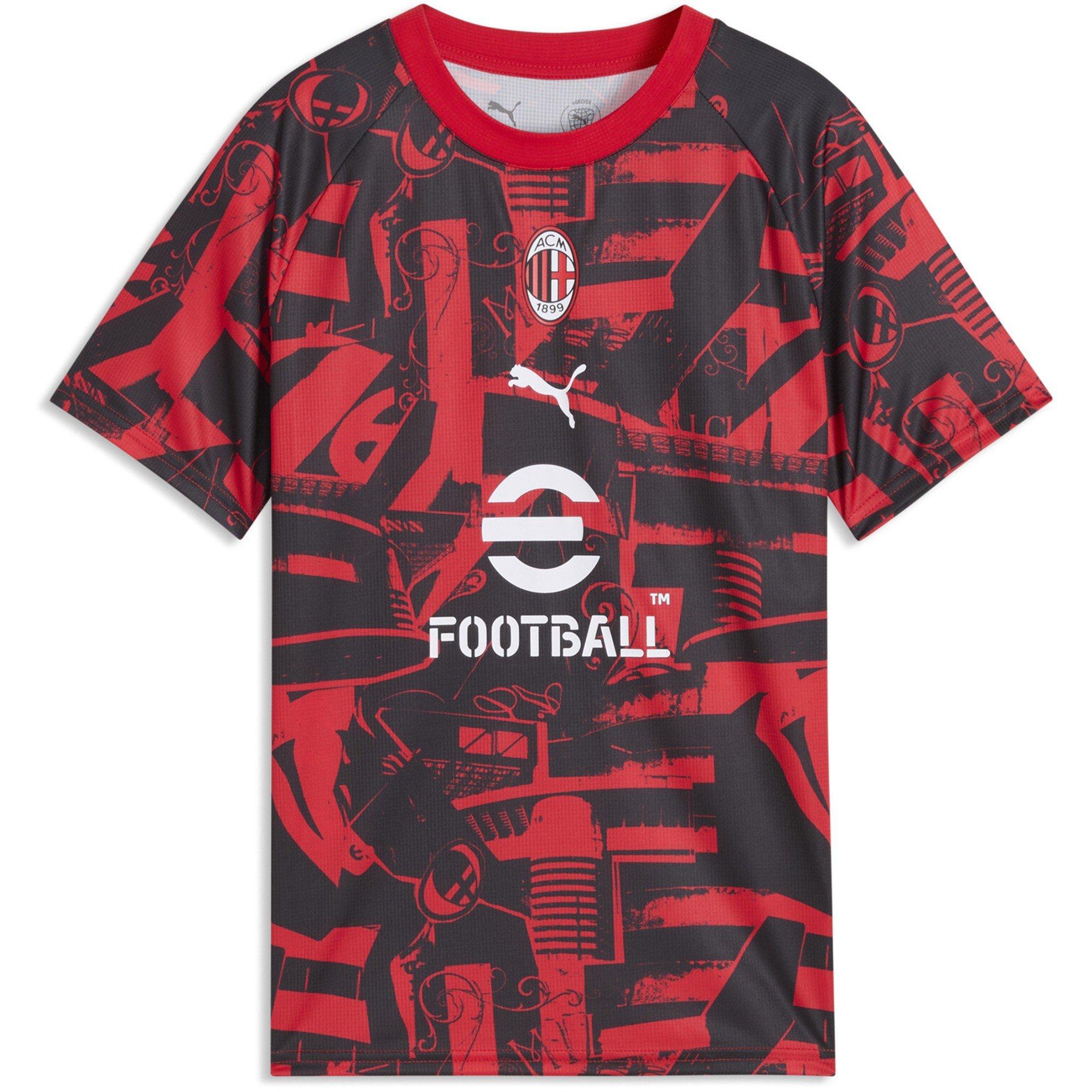 Red/Black - Puma - AC Milan Pre Match Shirt 2026/27 Juniors - 1