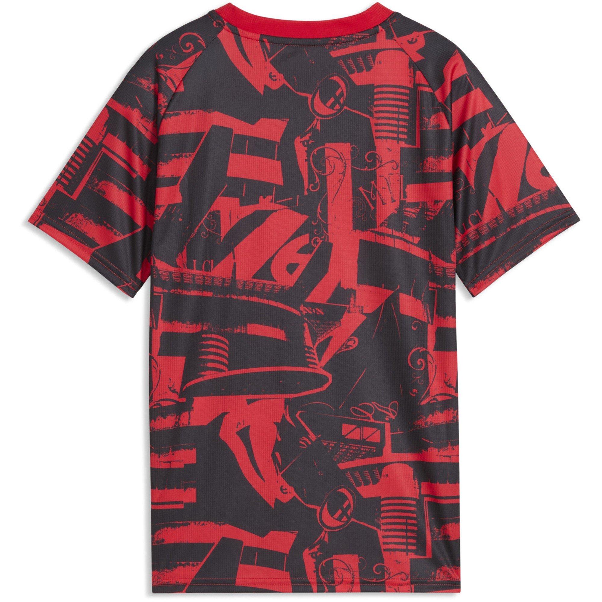 Red/Black - Puma - AC Milan Pre Match Shirt 2026/27 Juniors - 2