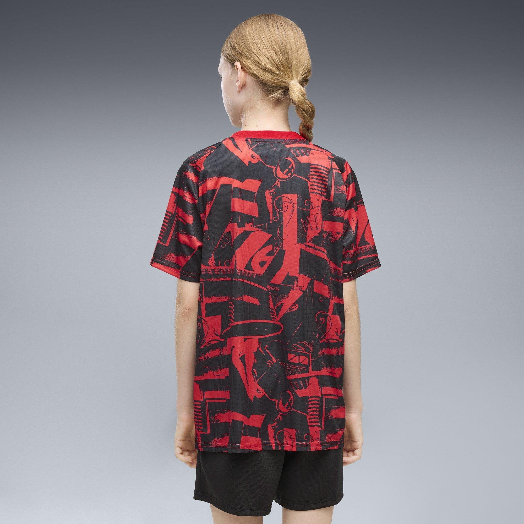Red/Black - Puma - AC Milan Pre Match Shirt 2026/27 Juniors - 4