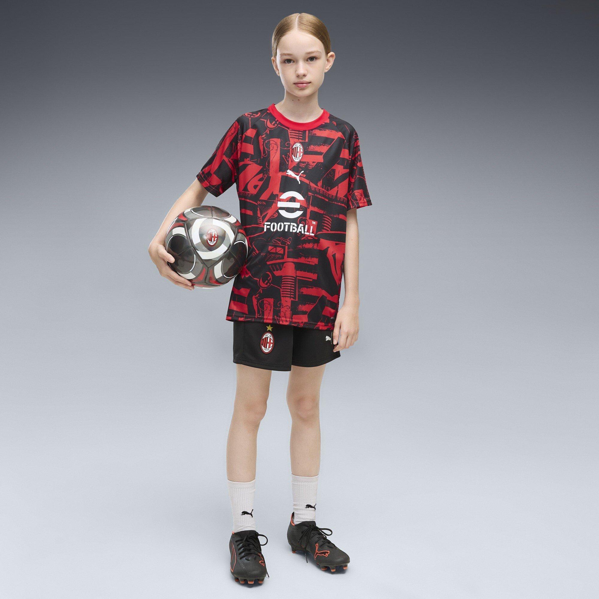 Red/Black - Puma - AC Milan Pre Match Shirt 2026/27 Juniors - 5