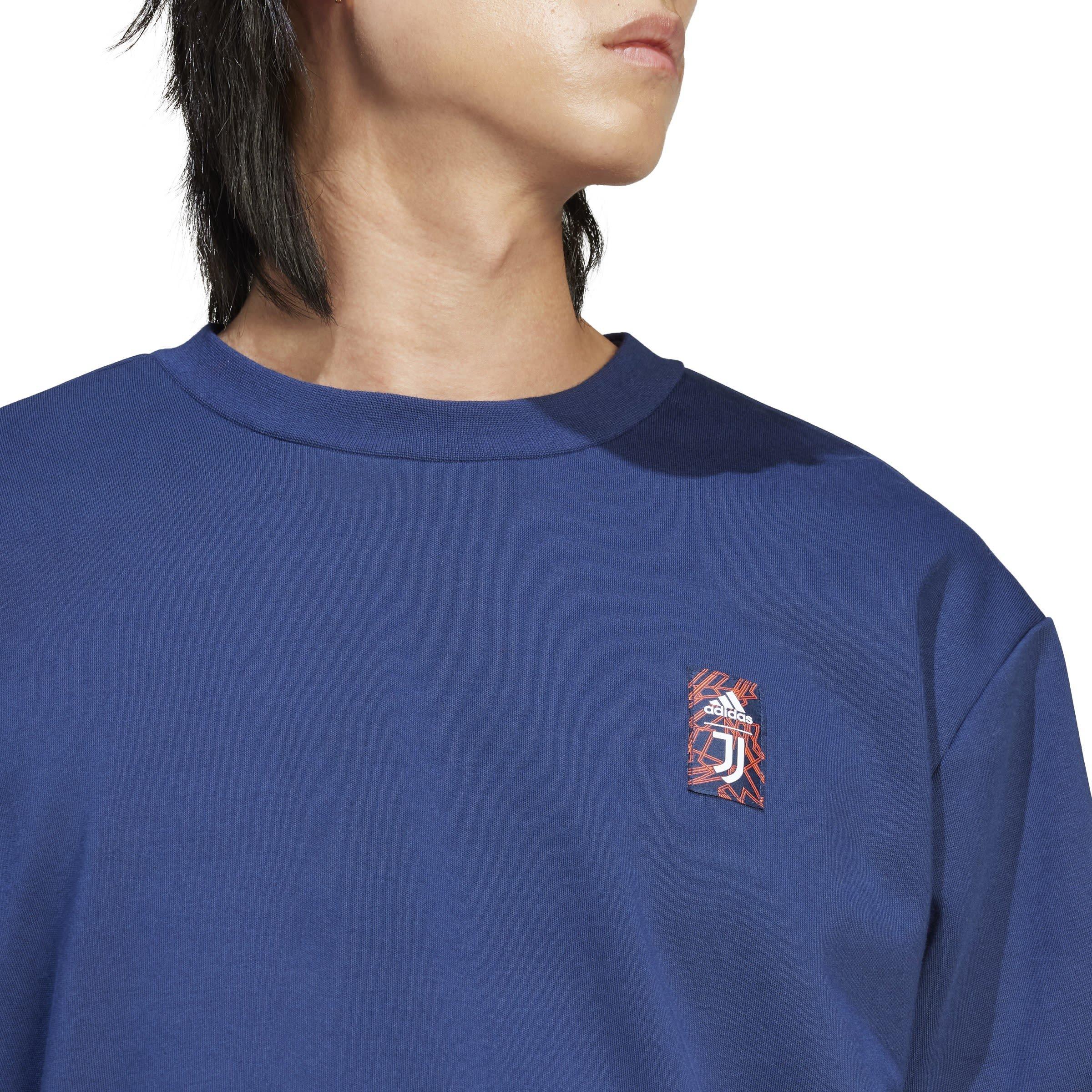 Indaco Notte - adidas - Juventus Cultural Story Crew Sweatshirt Mens - 5