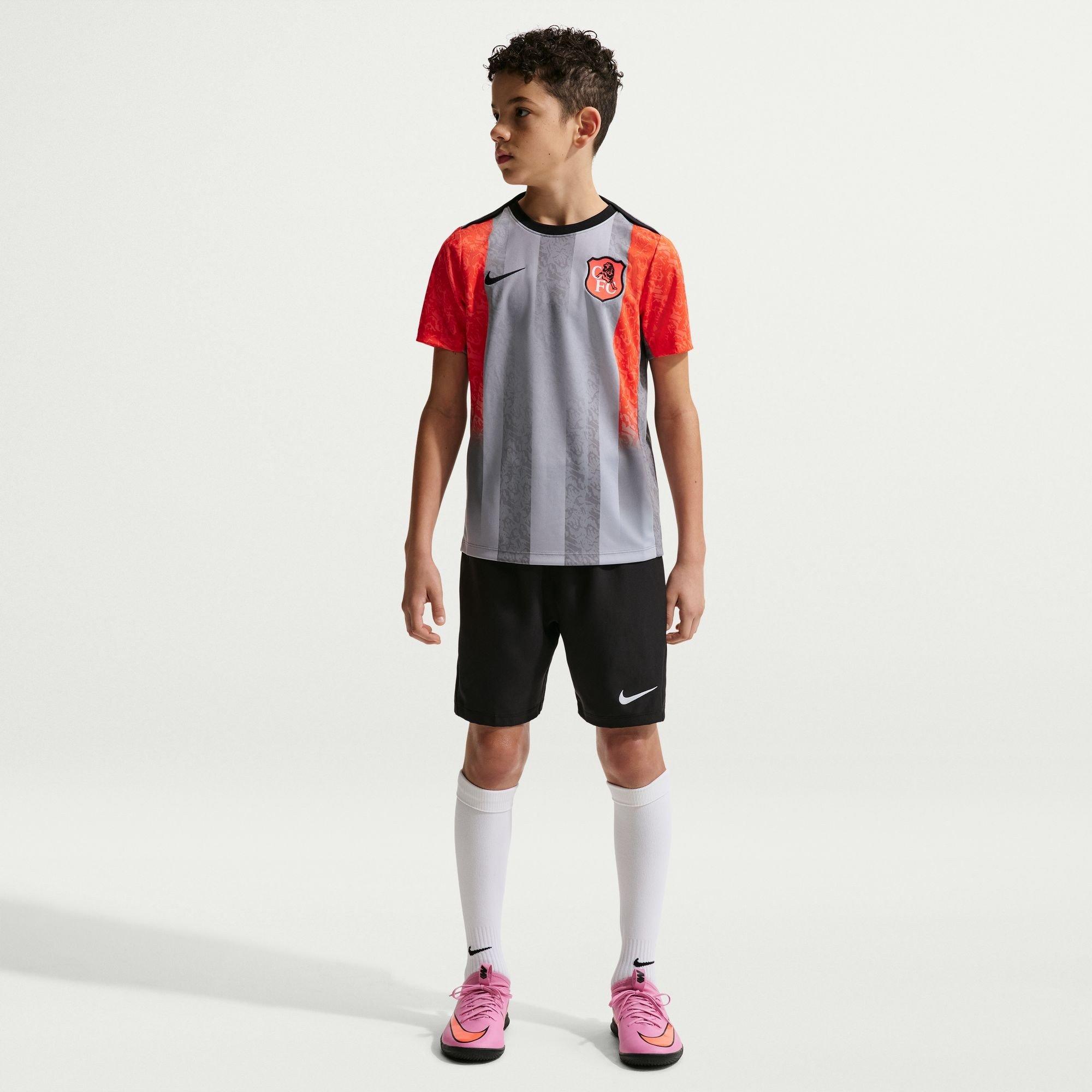 Gris/Orange - Nike - Kids Nike Chelsea Pre-Match Shirt 25/26 - 5