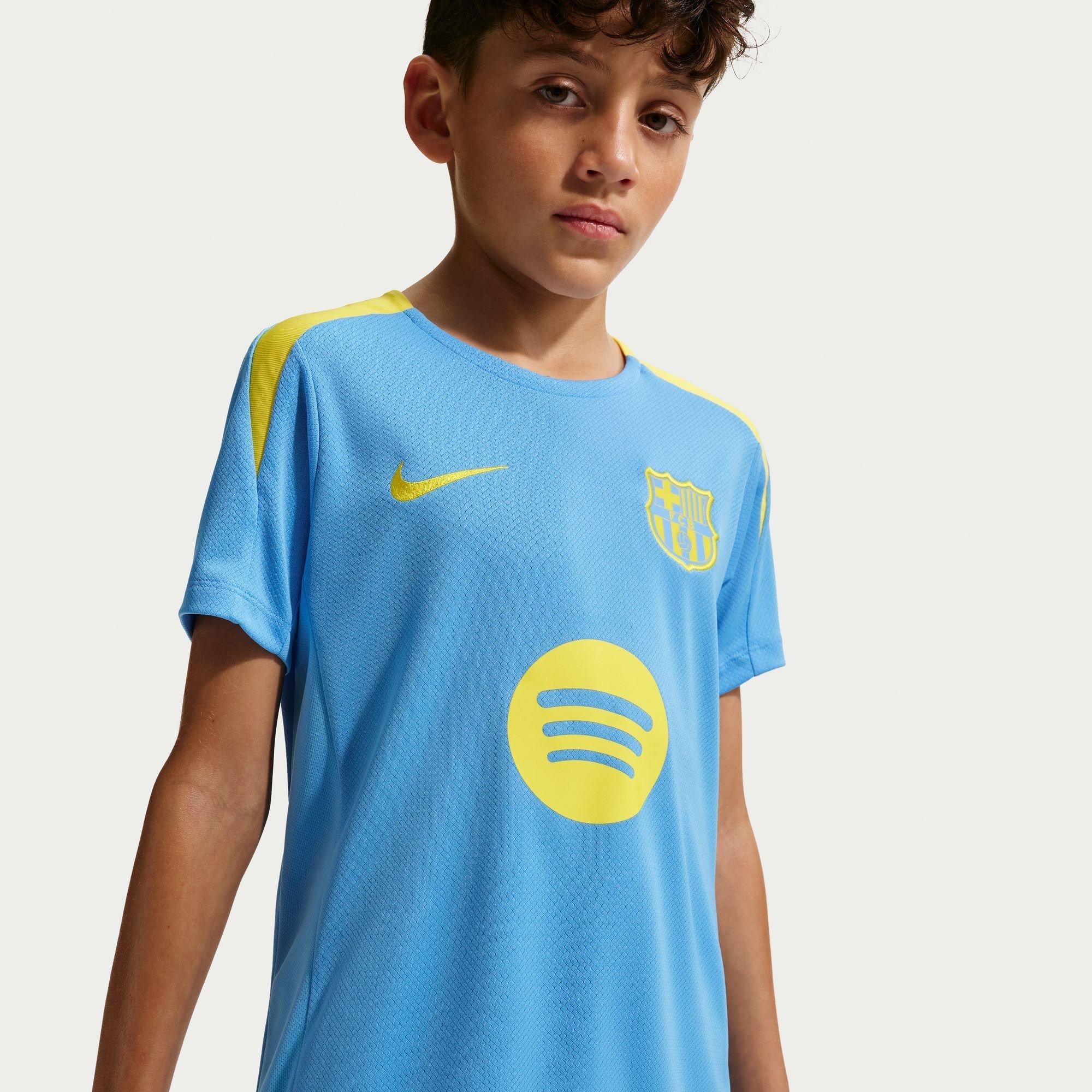 Bleu/Jaune - Nike - FCB Trn Tee Jn63 - 3
