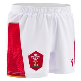 Macron Welsh Rugby Union Authentic Home Shorts 2024 Adults