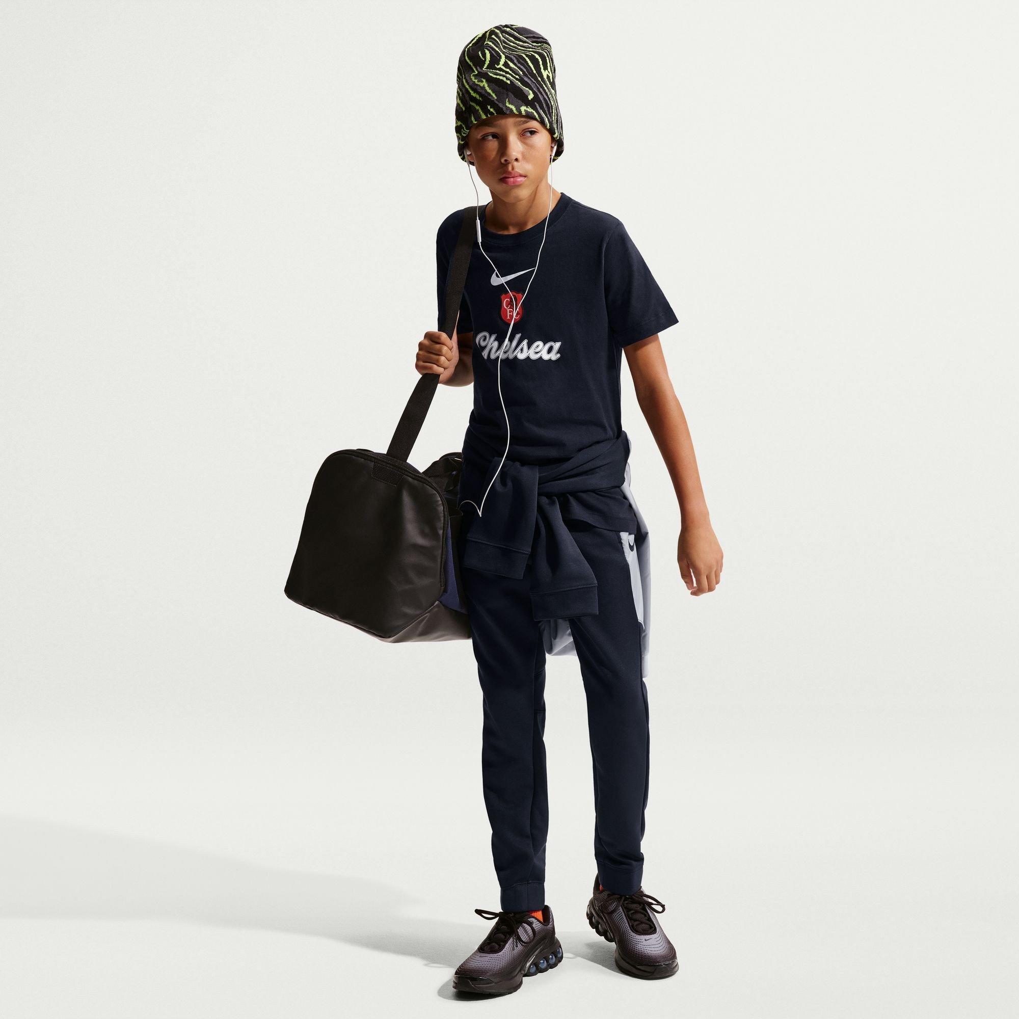 Blauw/Wit - Nike - Kids Nike Chelsea Crest T-Shirt - 5