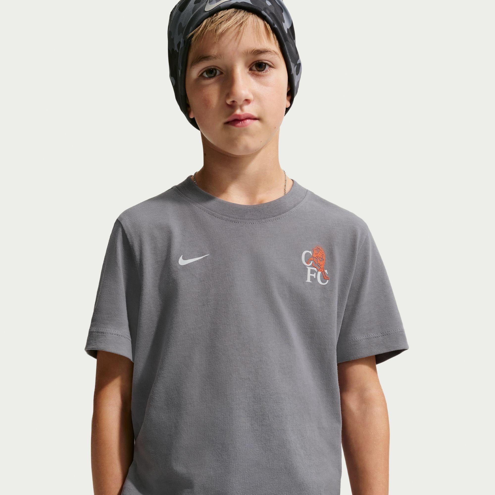 Grey/Orange - Nike - Kids' Chelsea Licensed Short Sleeve T-Shirt - 1