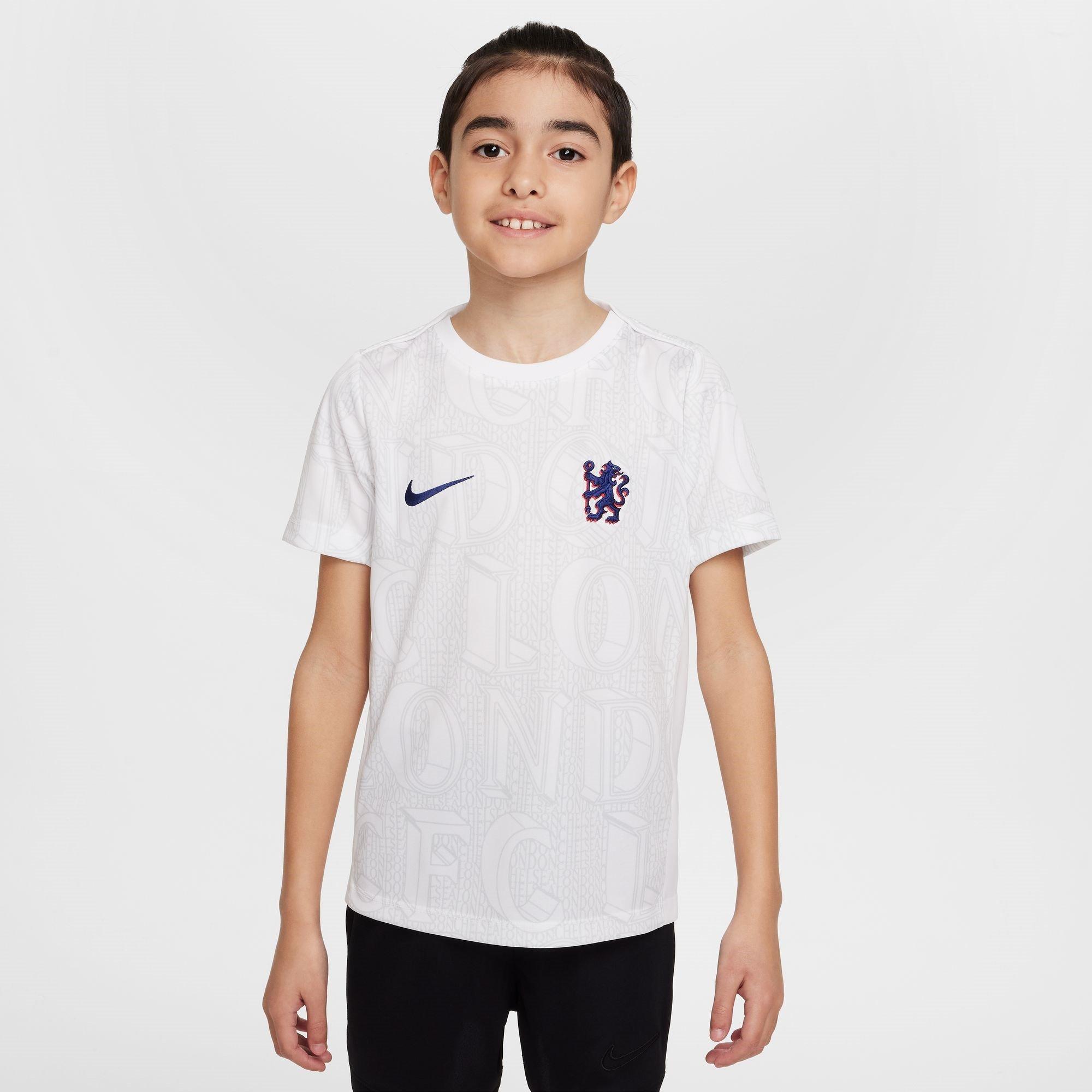Nike Boys Chelsea Pre Match Shirt 2025 2026 Juniors - White - 13 (XL)