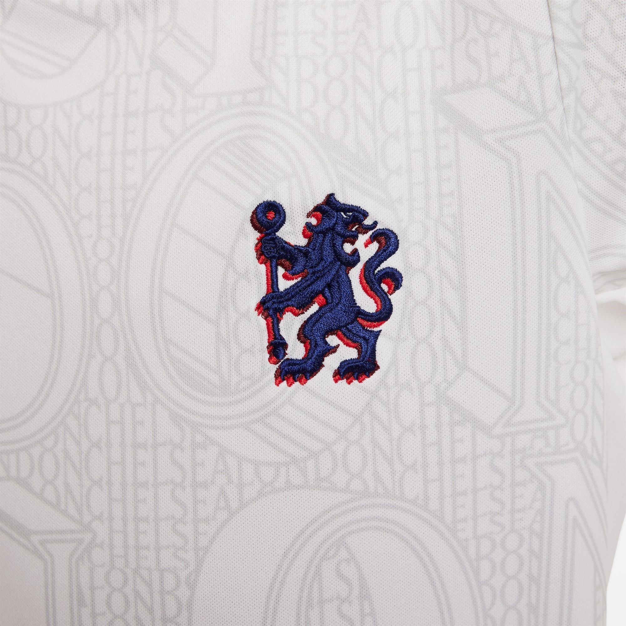 White - Nike - Chelsea Pre Match Shirt 2025 2026 Juniors - 6