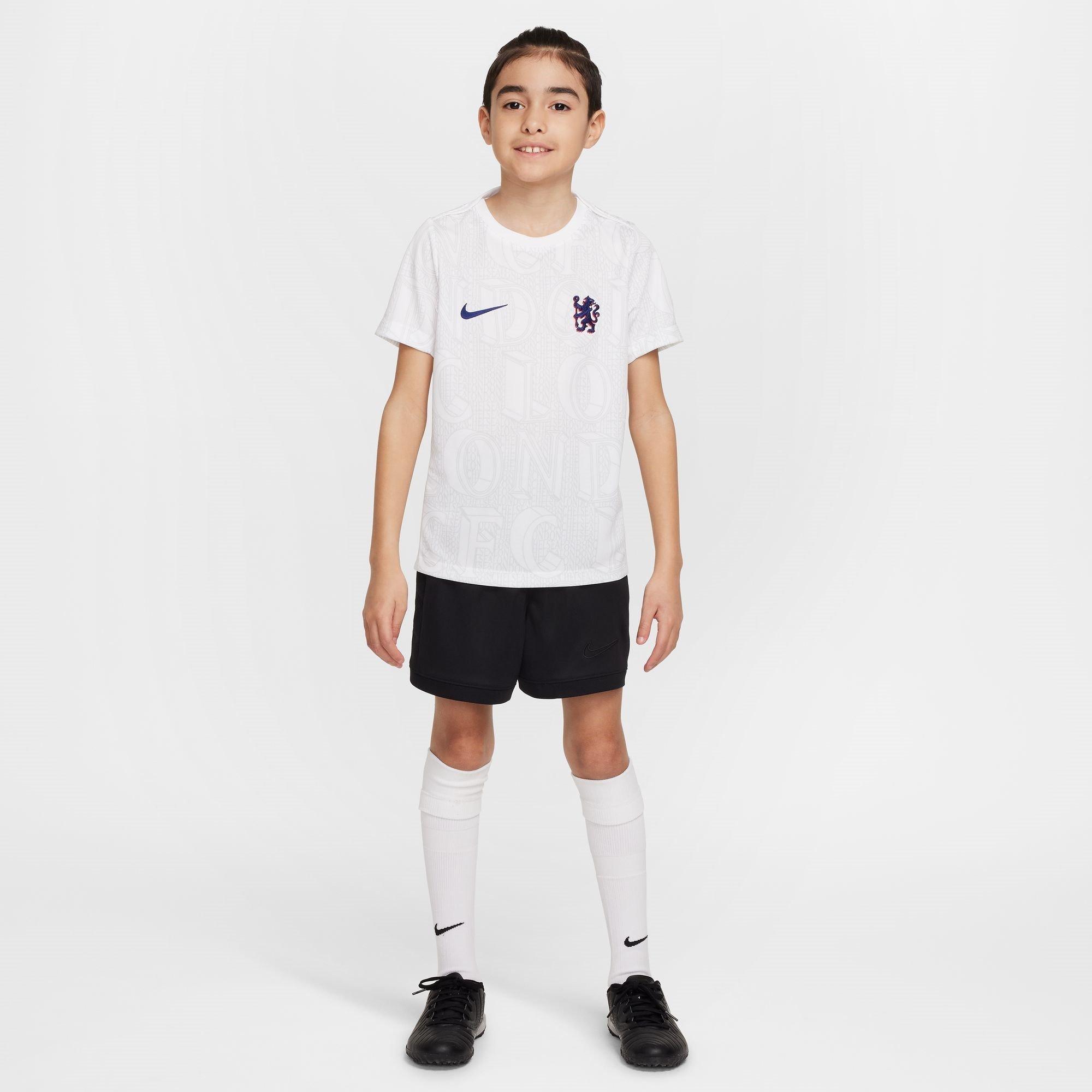 White - Nike - Chelsea Pre Match Shirt 2025 2026 Juniors - 7