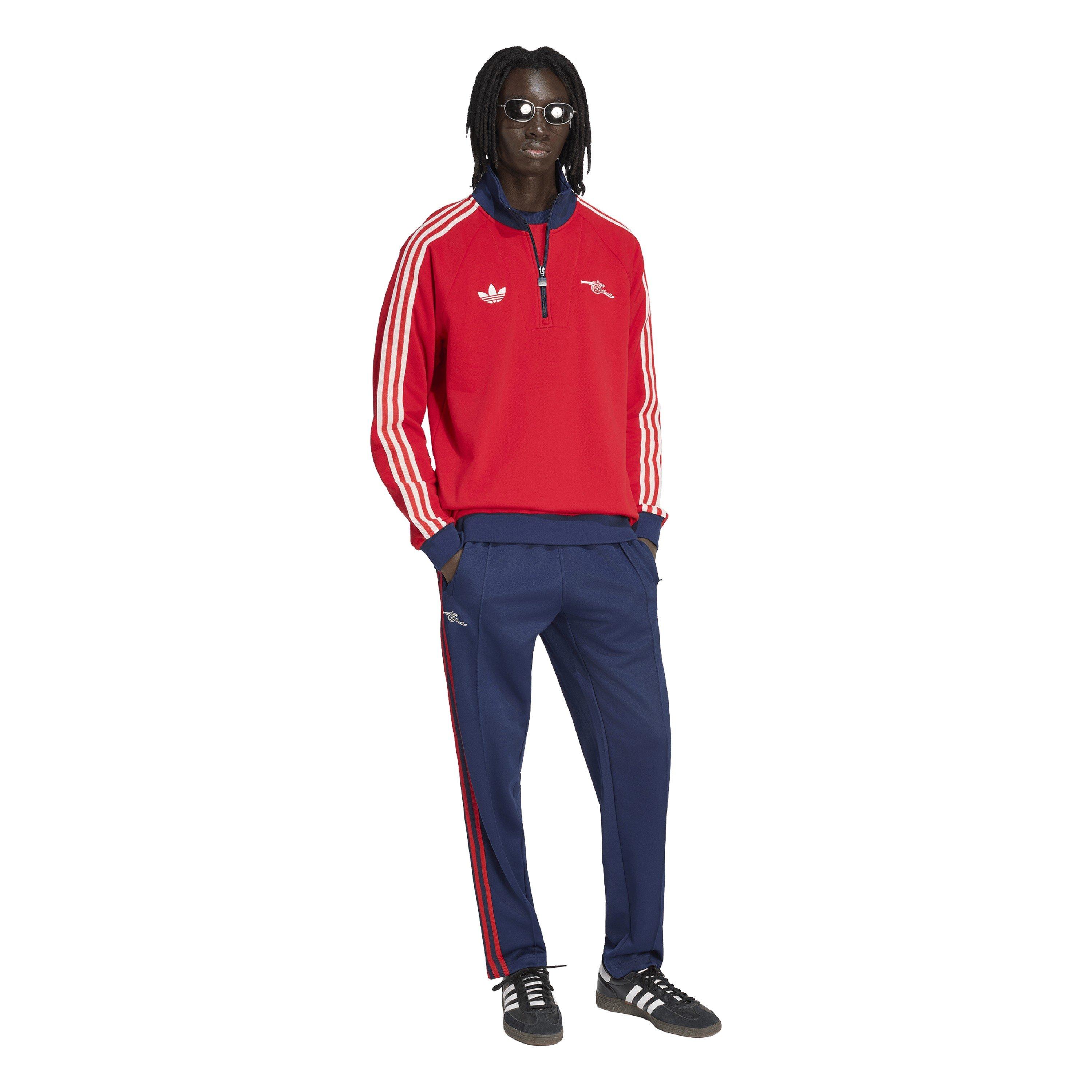Rojo/Blanco - adidas - Mens Arsenal Originals Half Zip Jumper - 6