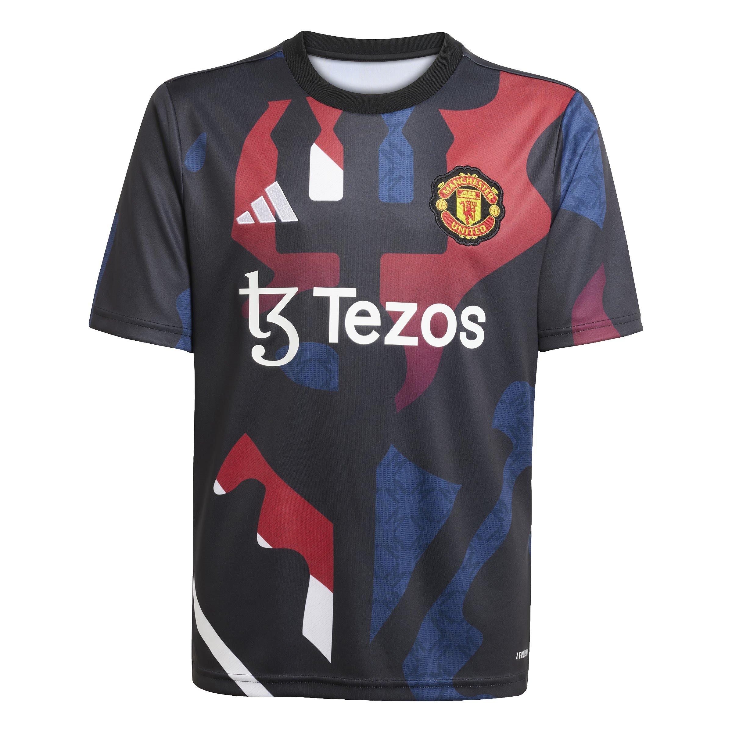 Black/Red - adidas - Manchester United Prematch Shirt 2024 2025 Juniors - 1