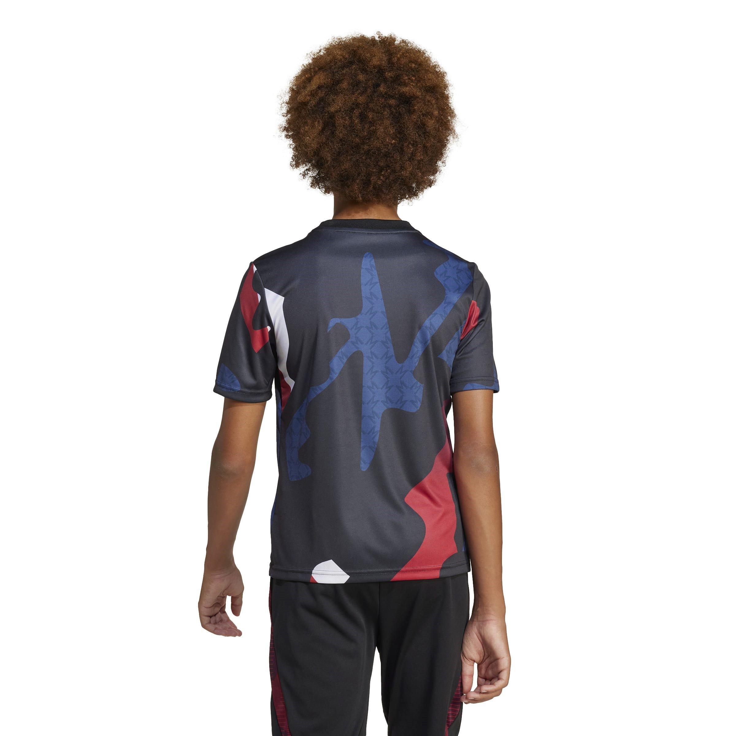 Black/Red - adidas - Manchester United Prematch Shirt 2024 2025 Juniors - 4