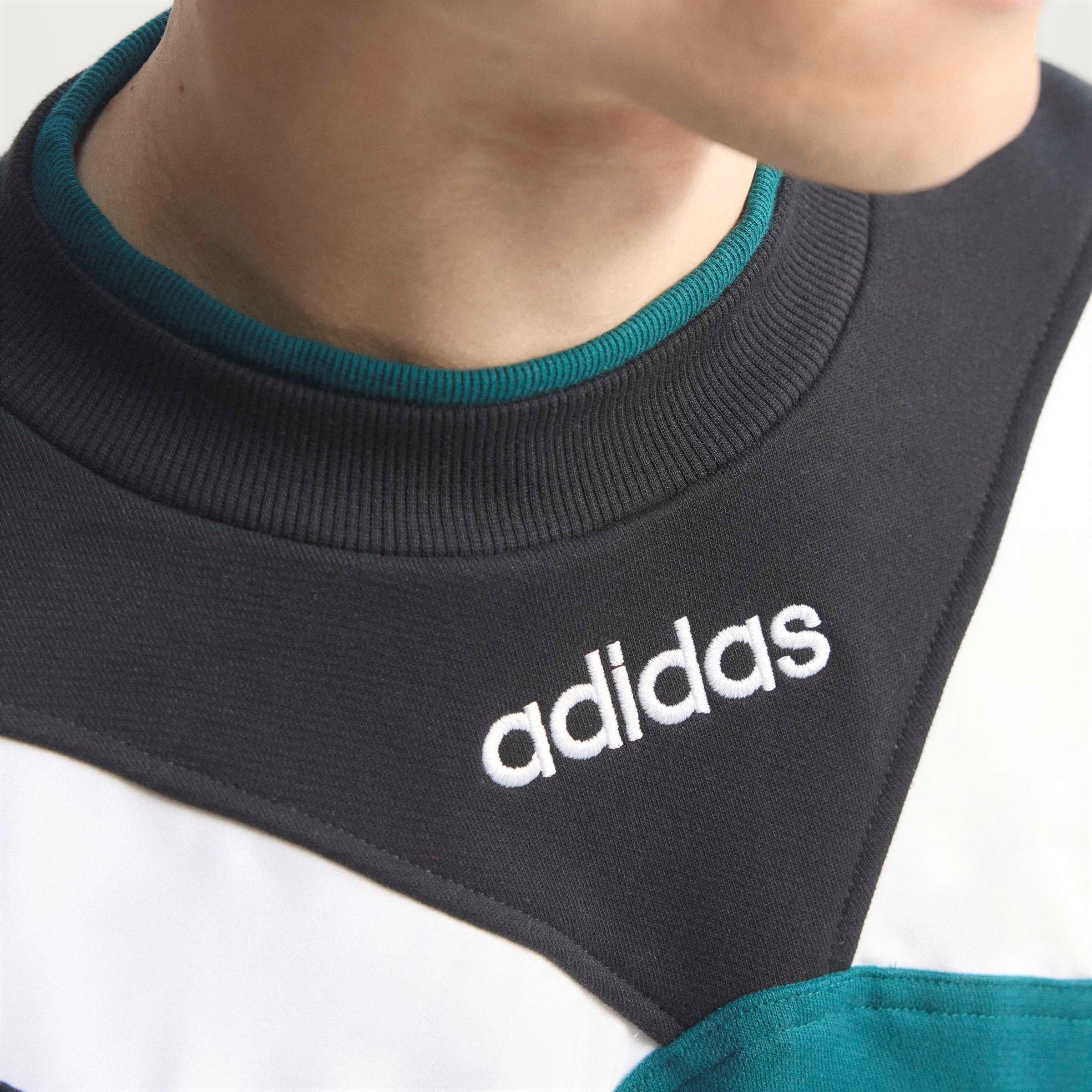 Green/Black - adidas - Liverpool 1995 Crew Sweatshirt Adults - 14