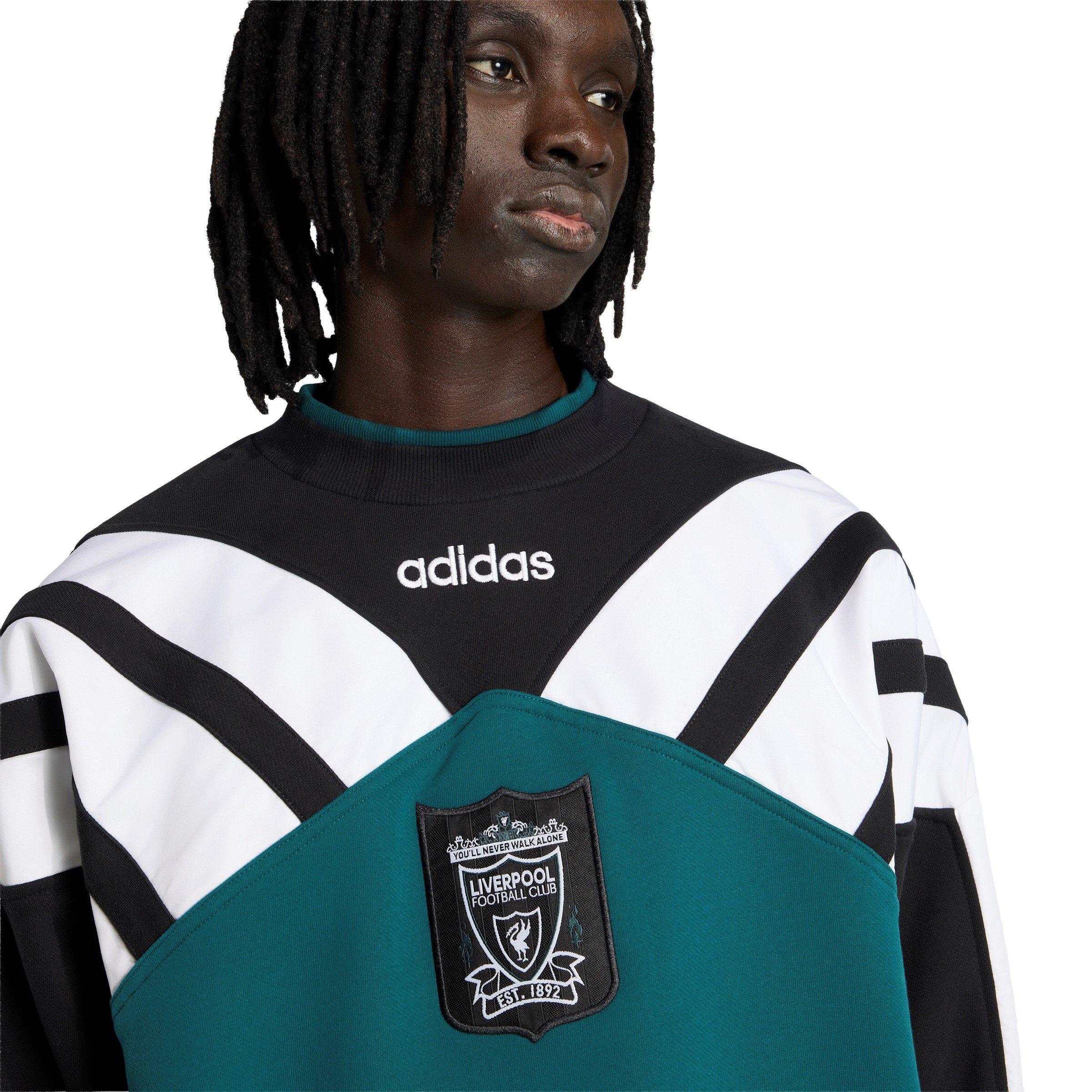 Green/Black - adidas - Liverpool 1995 Crew Sweatshirt Adults - 5