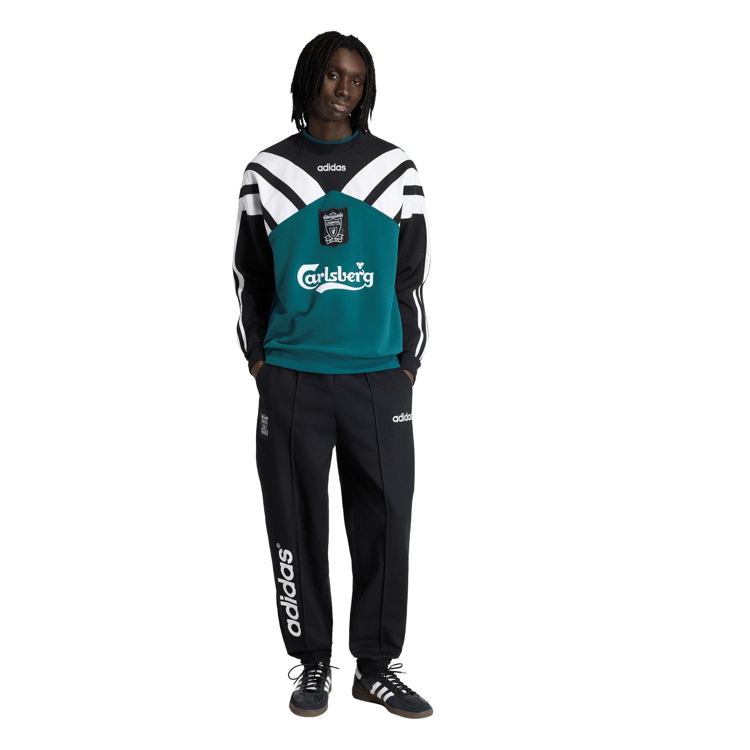Green/Black - adidas - Liverpool 1995 Crew Sweatshirt Adults - 7