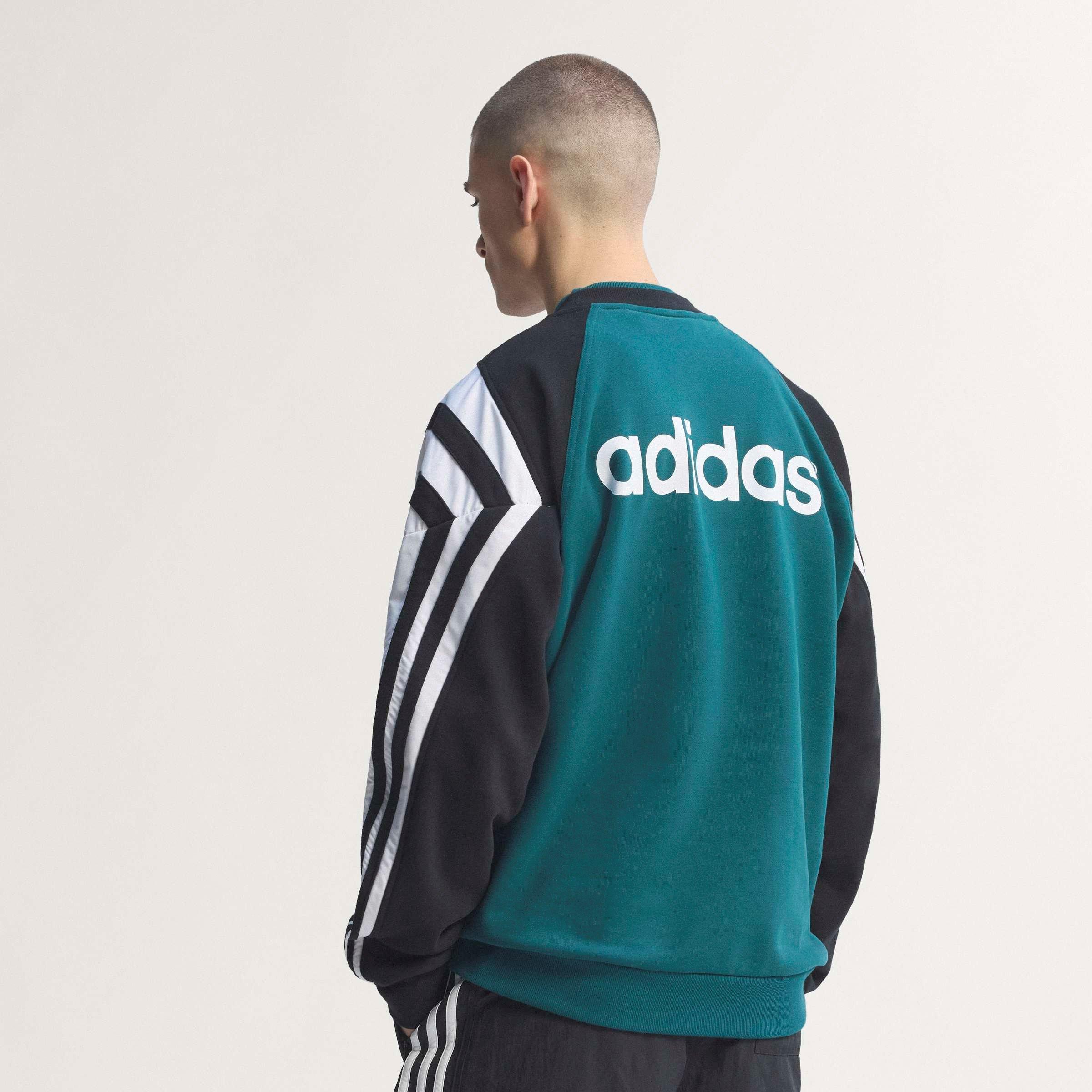 Green/Black - adidas - Liverpool 1995 Crew Sweatshirt Adults - 9