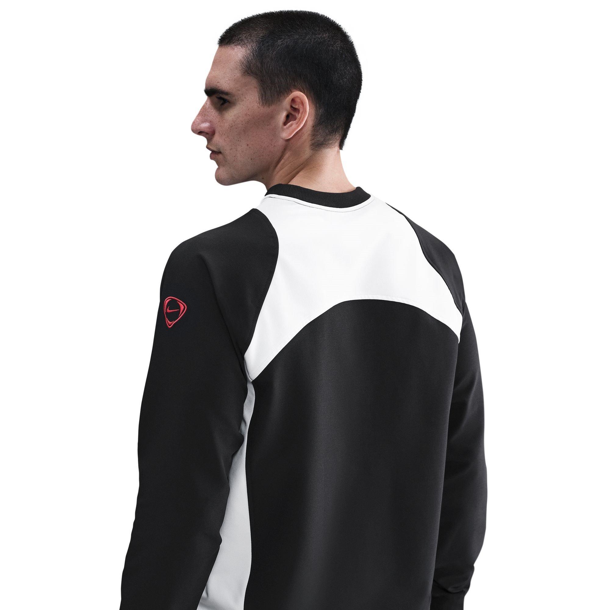 Black/White - Nike - PSG T90 Crew Sweater 2025 2026 Mens - 2