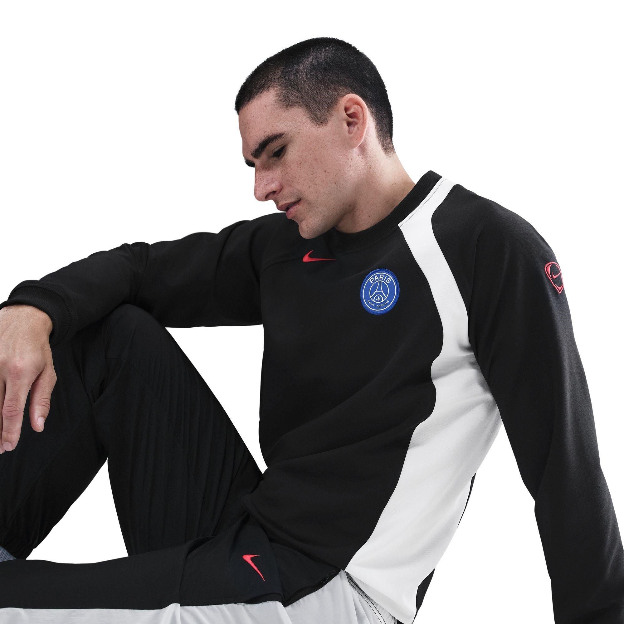 Black/White - Nike - PSG T90 Crew Sweater 2025 2026 Mens - 5