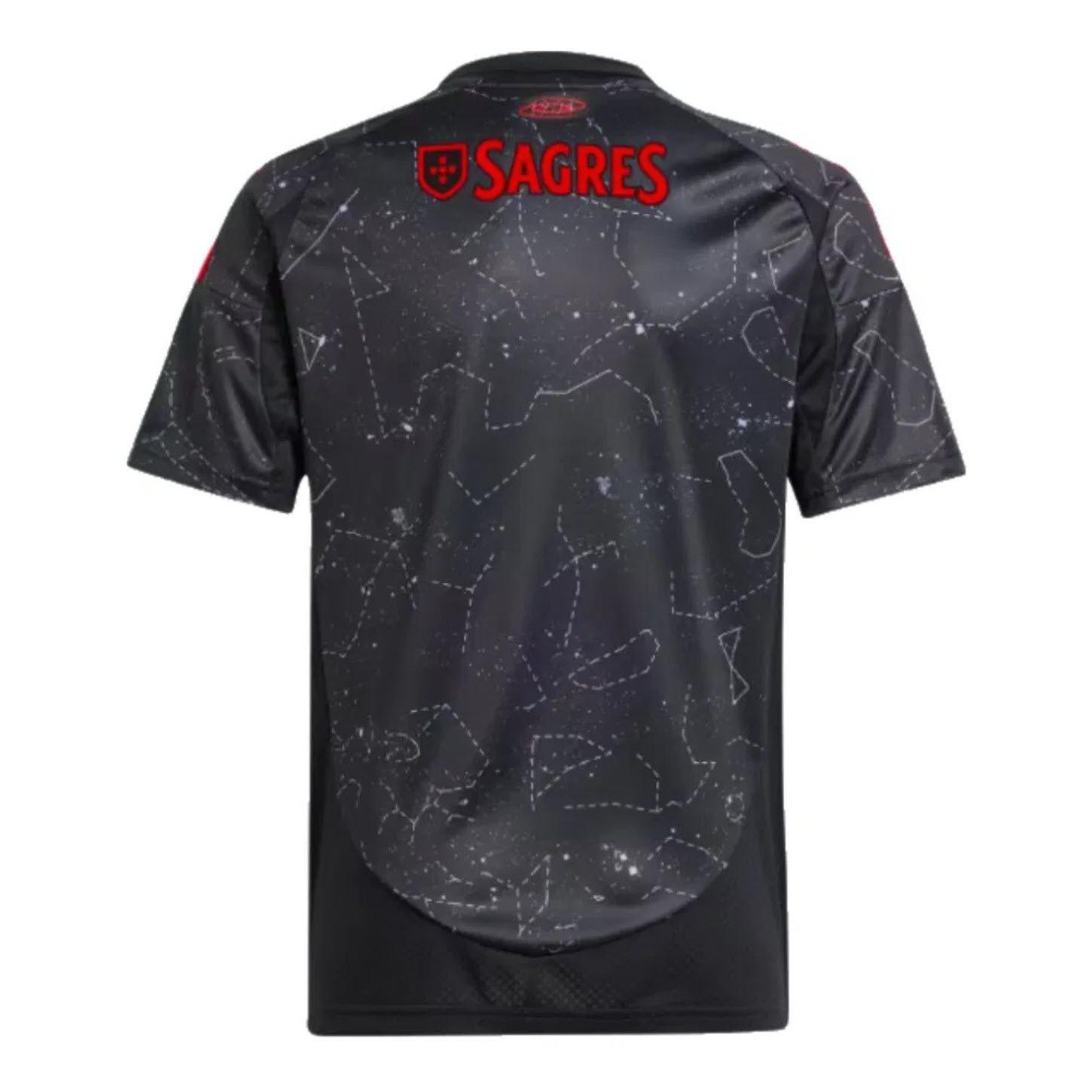 Nero - adidas - Benfica Away Shirt 2024 2025 Juniors - 2