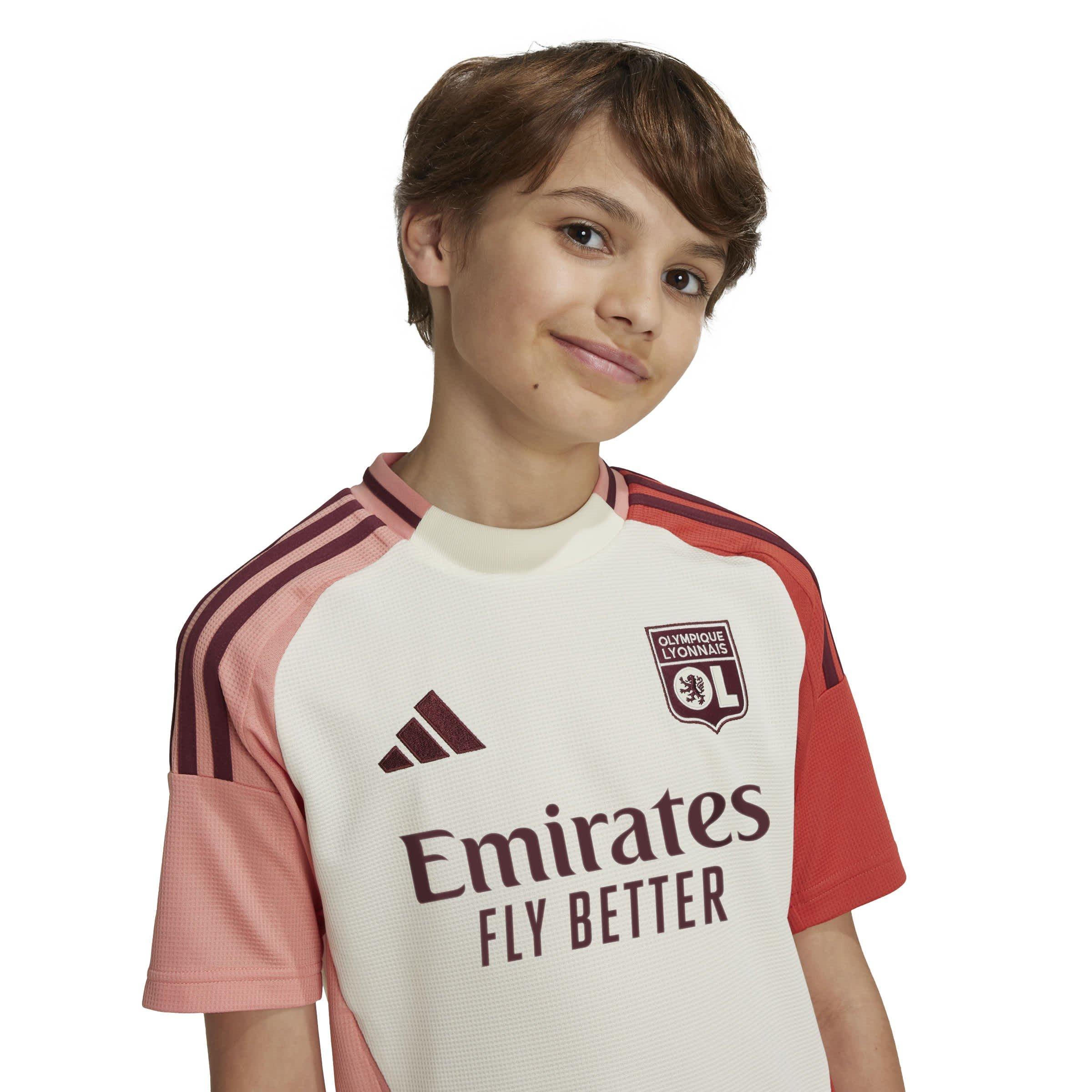 Ivory - adidas - Lyon Third Shirt 2024 2025 Juniors - 6