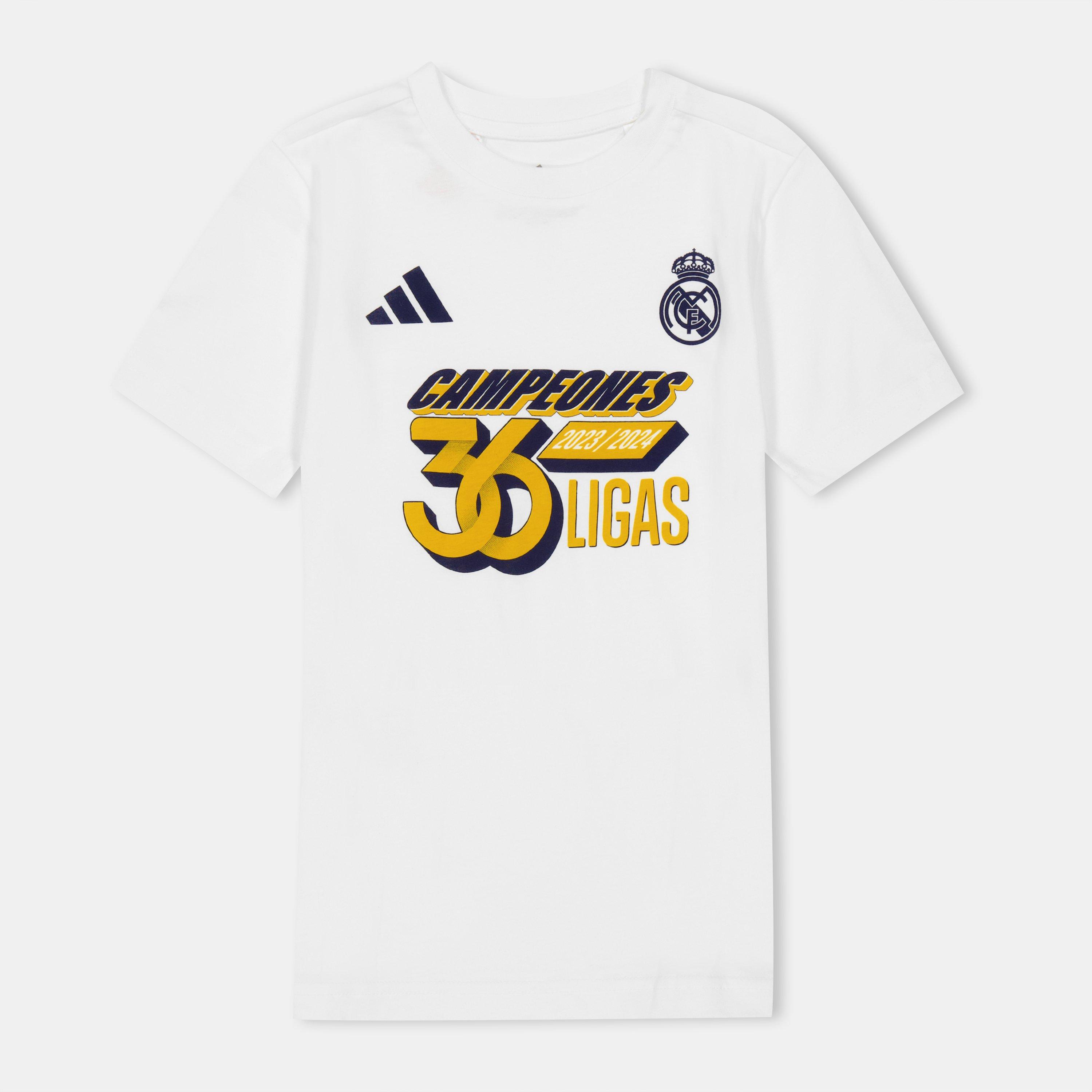 White - adidas - Unisex Kids' Real Madrid Winners Short-Sleeve T-Shirt - 1