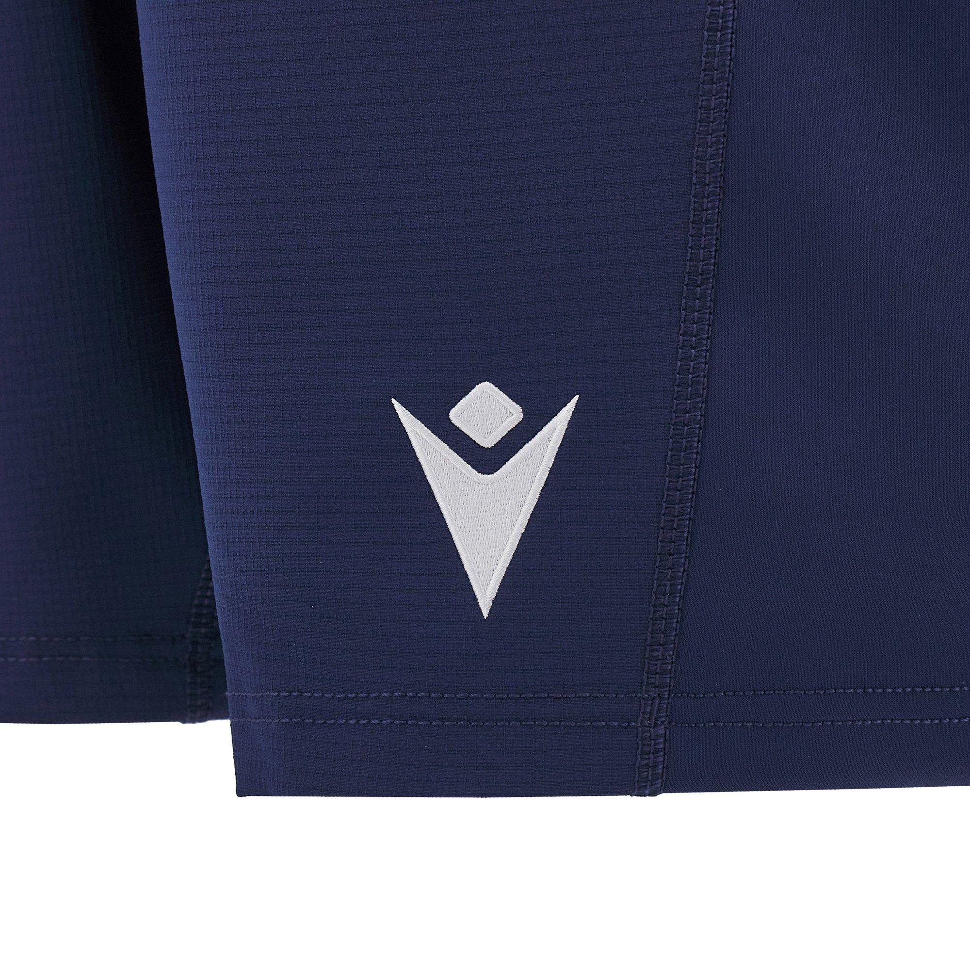 Blue - Macron - Scotland Rugby Training Shorts 2025 Adults - 4