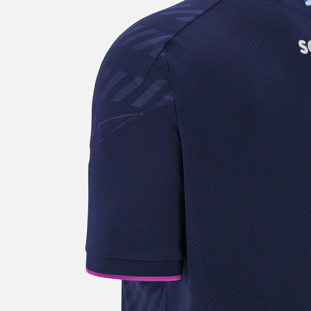Marineblau/Himmelblau - Macron - Scotland Rugby Travel Polo Shirt 2025 Mens - 4