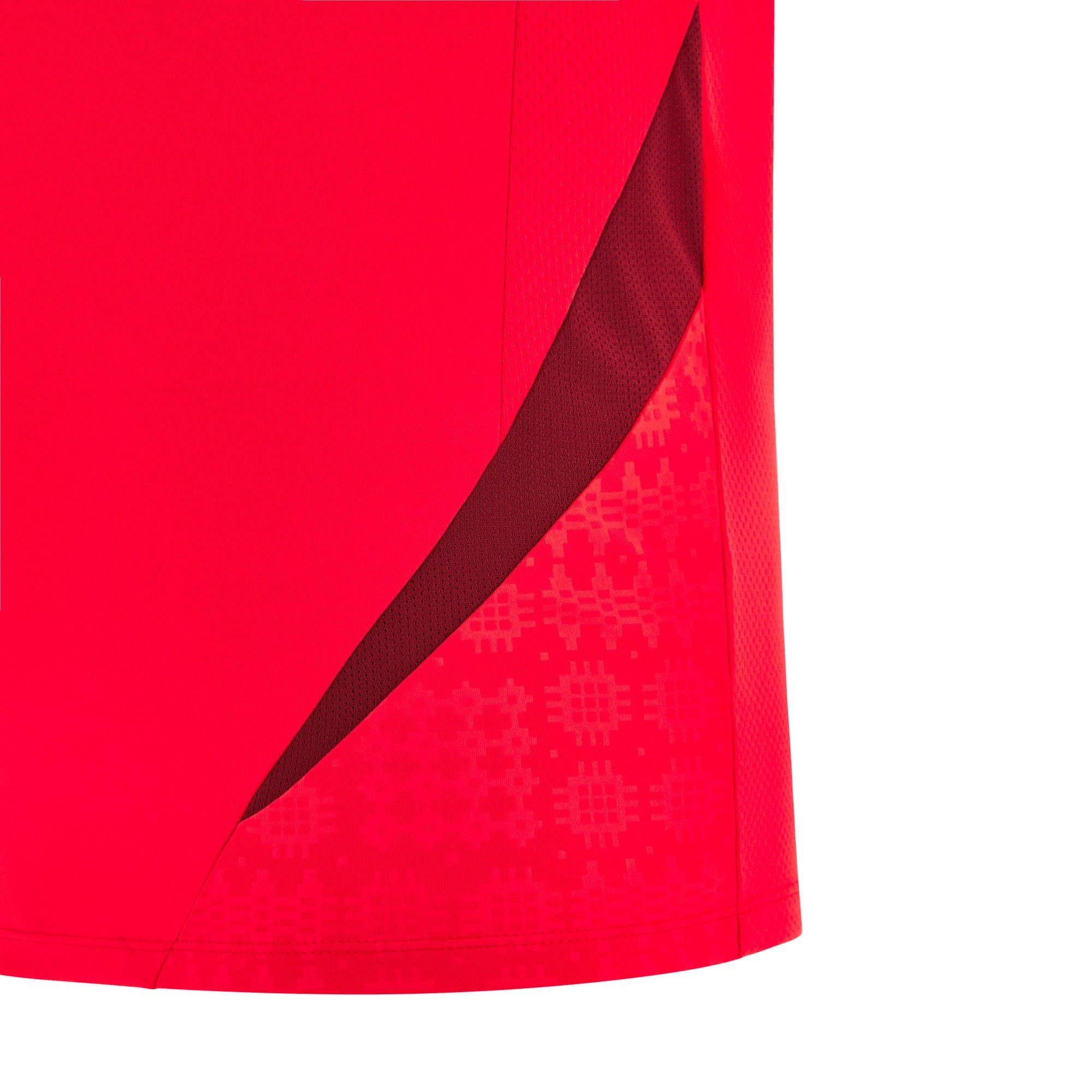 Red - Macron - Wales Rugby Sleeveless Training Shirt 2025 Adults - 4