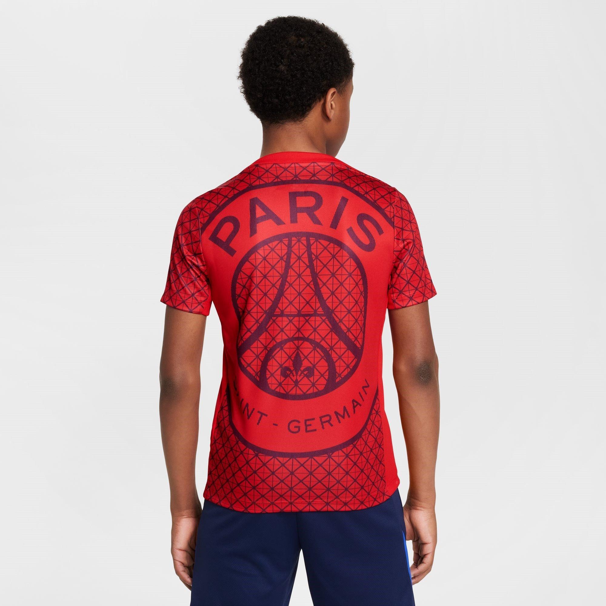 University Red - Nike - Paris Saint-Germain Pre Match Away Shirt 2025 2026 Juniors - 2