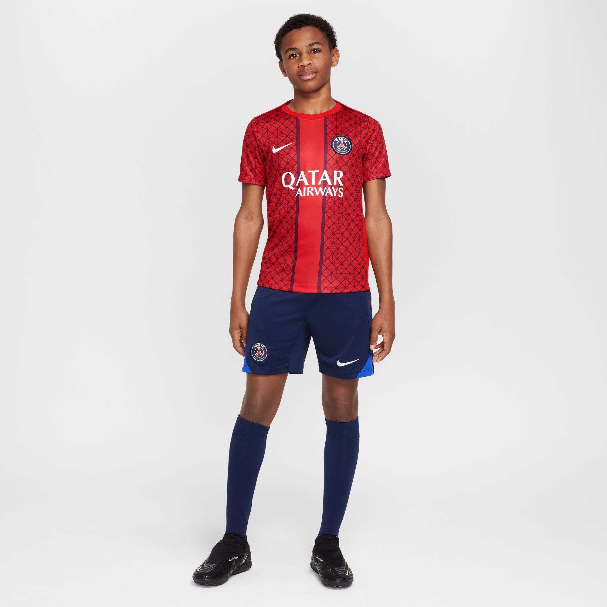 University Red - Nike - Paris Saint-Germain Pre Match Away Shirt 2025 2026 Juniors - 7