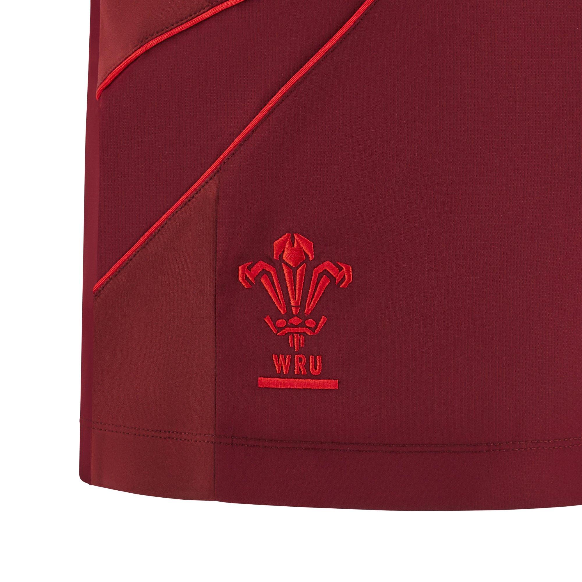 Red - Macron - Wales Bermuda Shorts 2025 Adults - 3