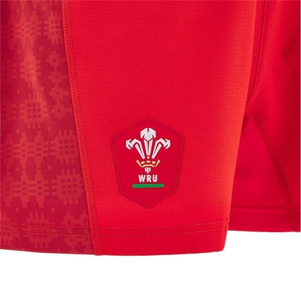 Red - Macron - Macron Wales Rugby Home Shorts 25/26 - 3