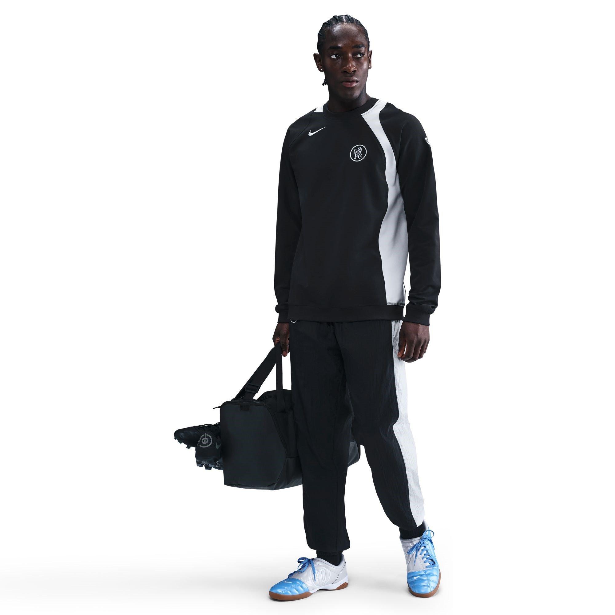 Black/Silver - Nike - Chelsea T90 Crew Sweater Mens - 3