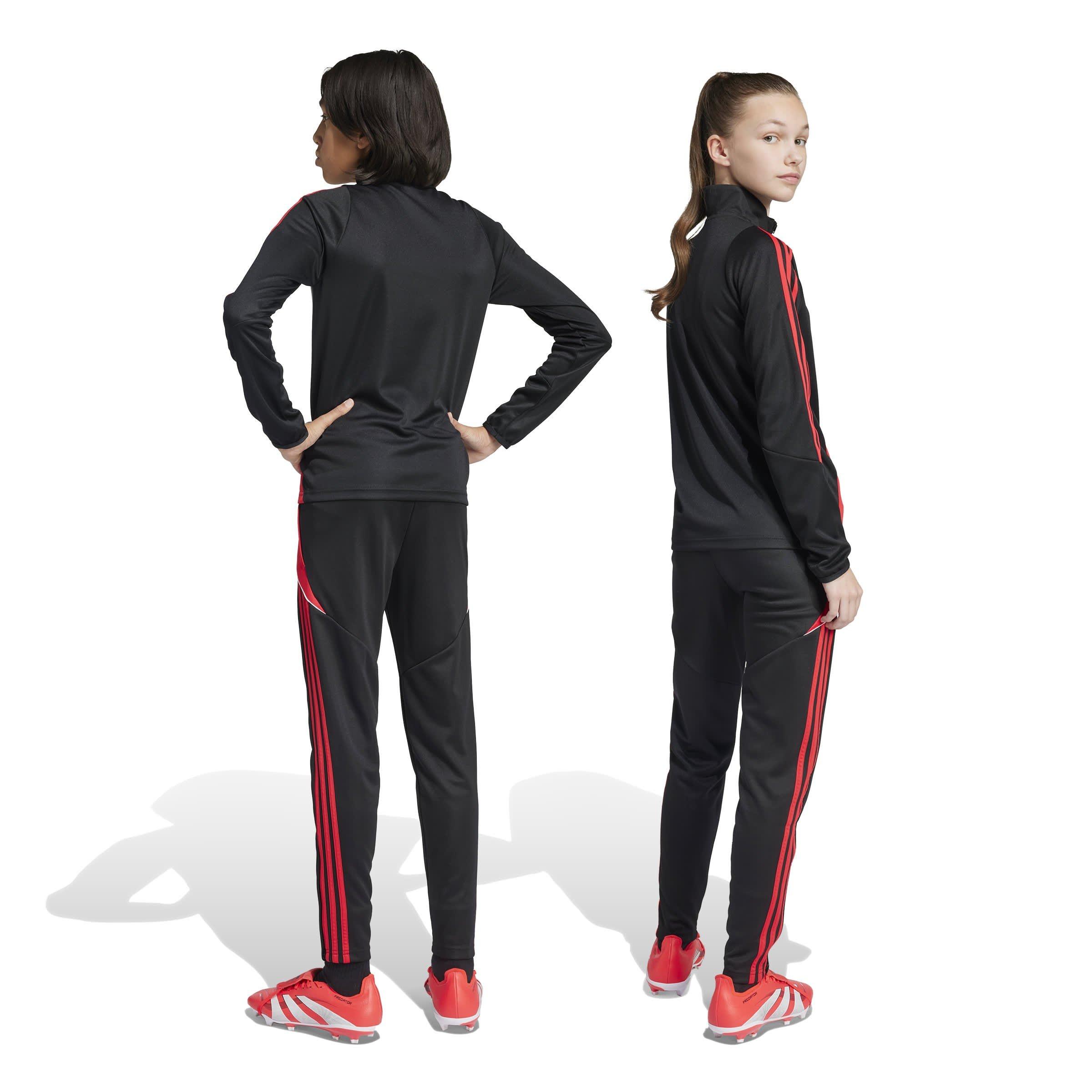 Black/Ruby - adidas - Tiro 24 Slim Training Tracksuit Bottoms Kids - 3