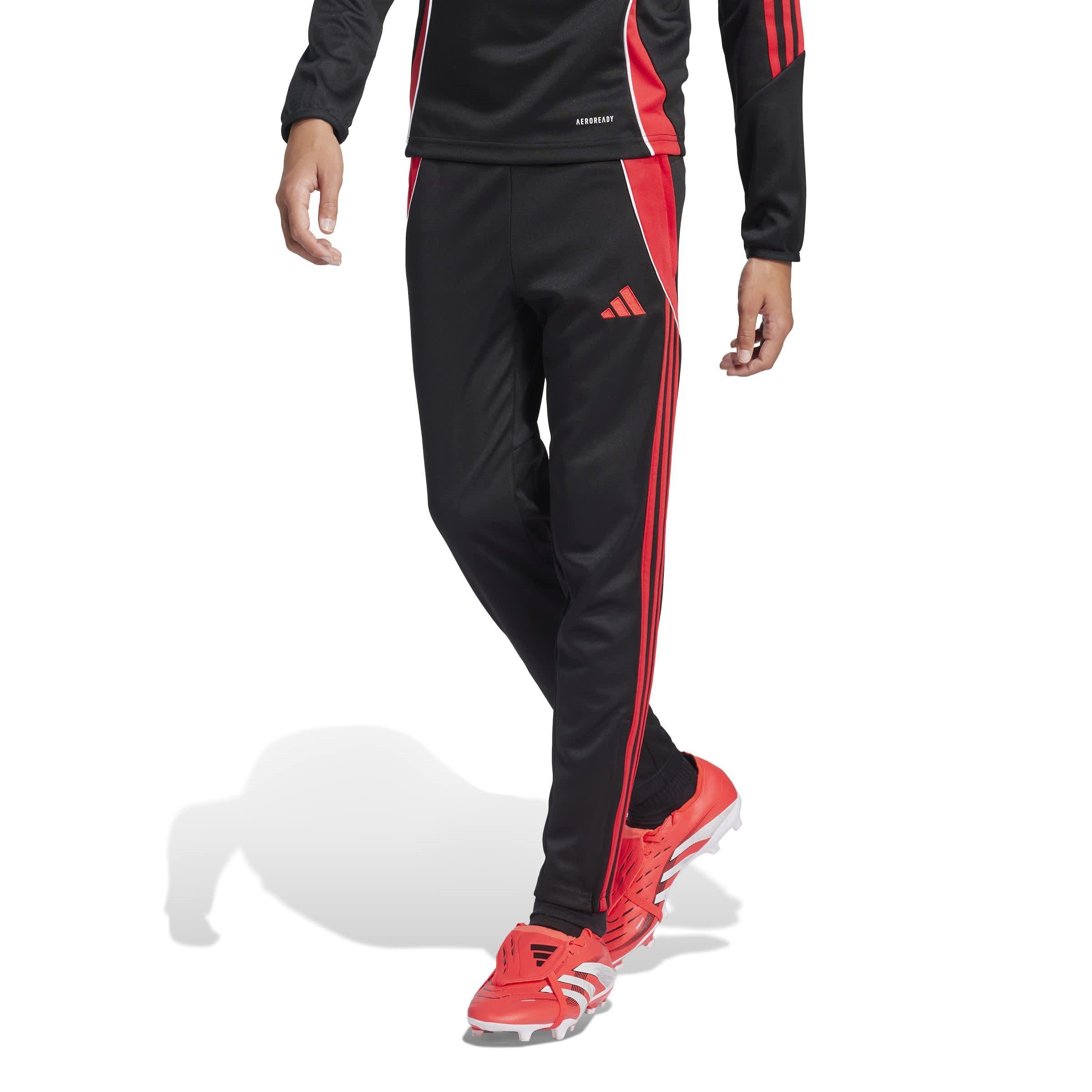 Black/Ruby - adidas - Tiro 24 Slim Training Tracksuit Bottoms Kids - 4