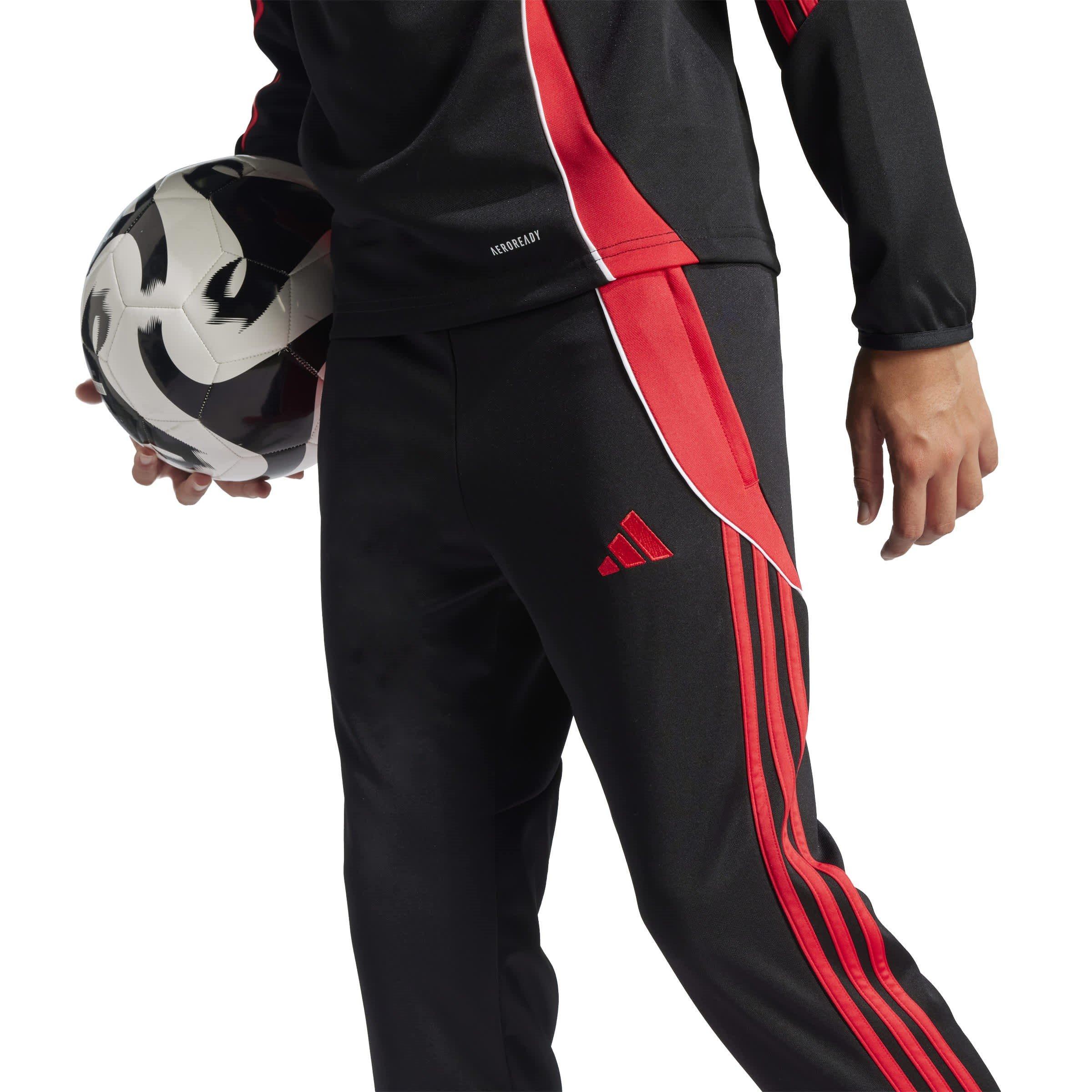 Black/Ruby - adidas - Tiro 24 Slim Training Tracksuit Bottoms Kids - 8