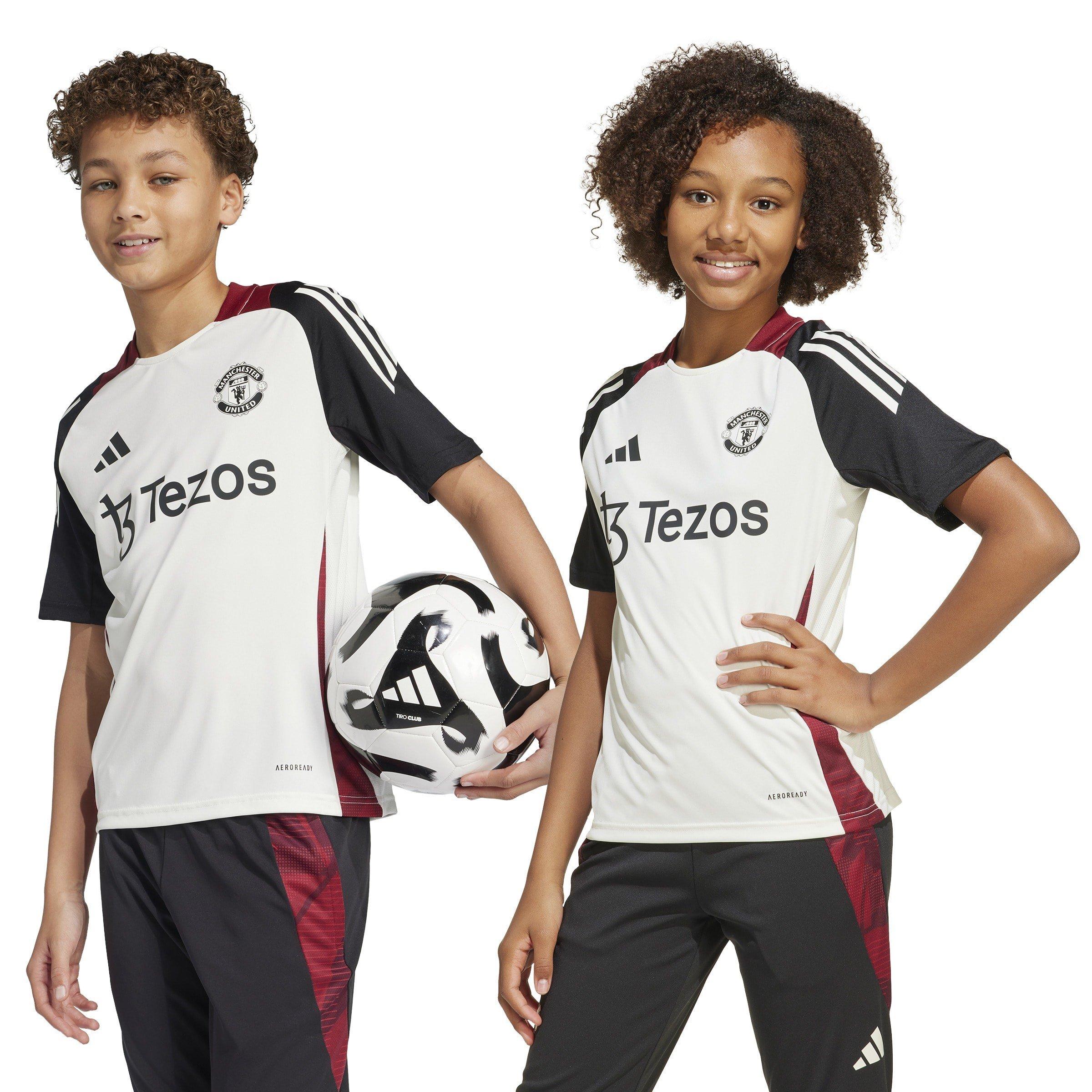Off Wit/Zwart - adidas - Manchester United Training Shirt 2025 Juniors - 2
