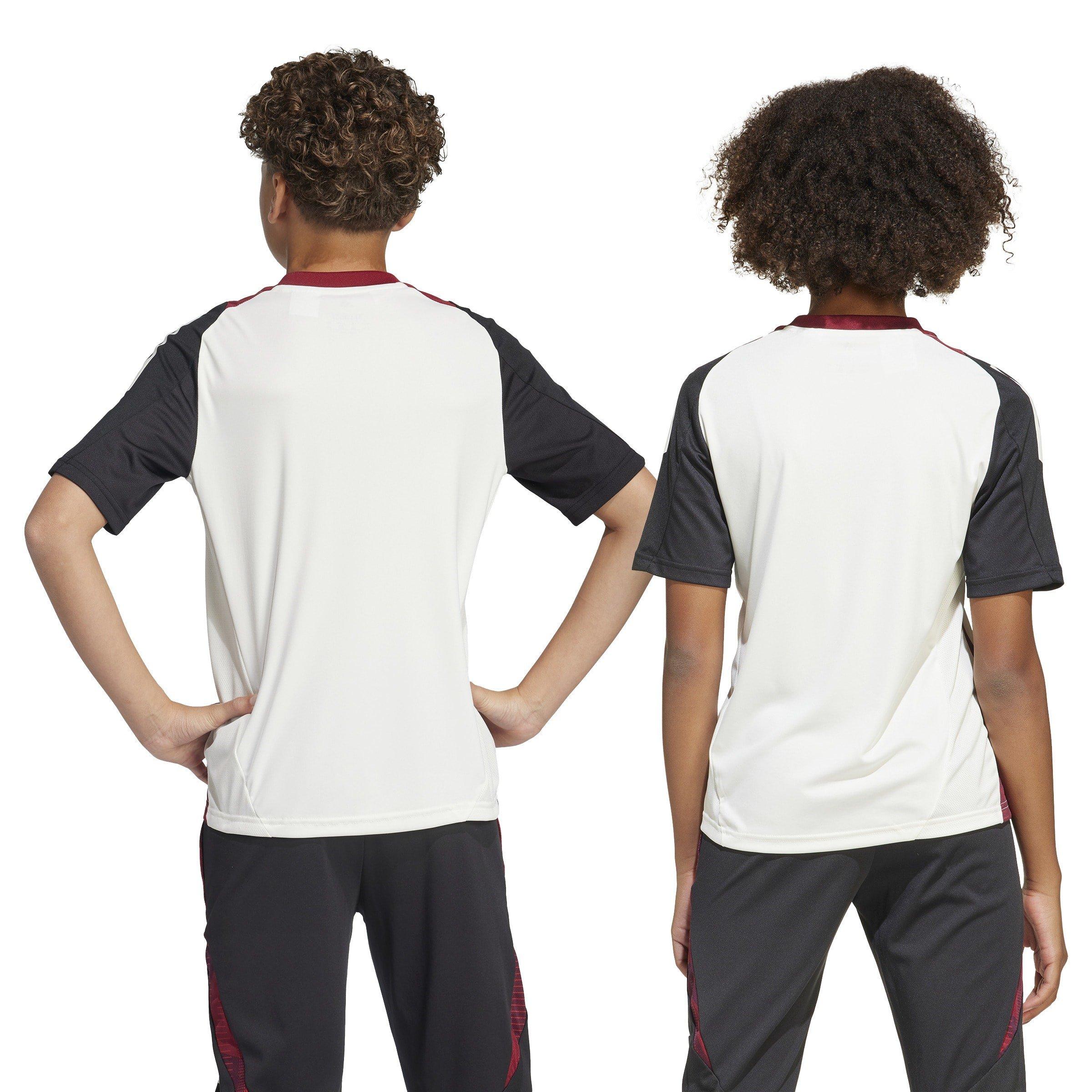 Off Wit/Zwart - adidas - Manchester United Training Shirt 2025 Juniors - 3