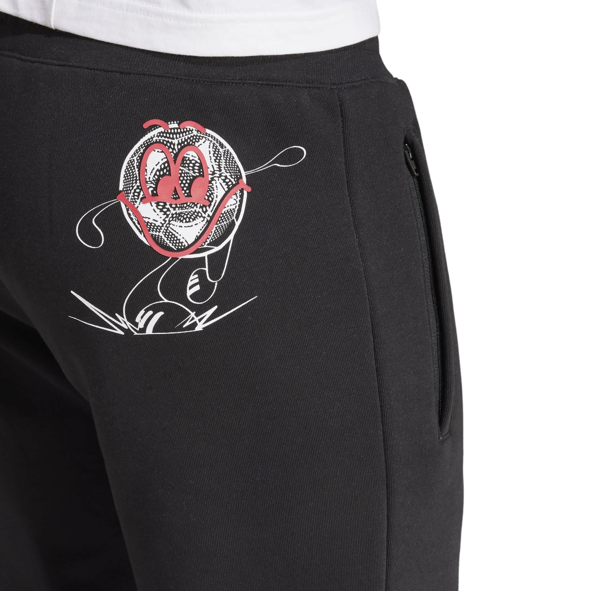 Black - adidas - Ajax Graphic Tracksuit Bottoms Mens - 5