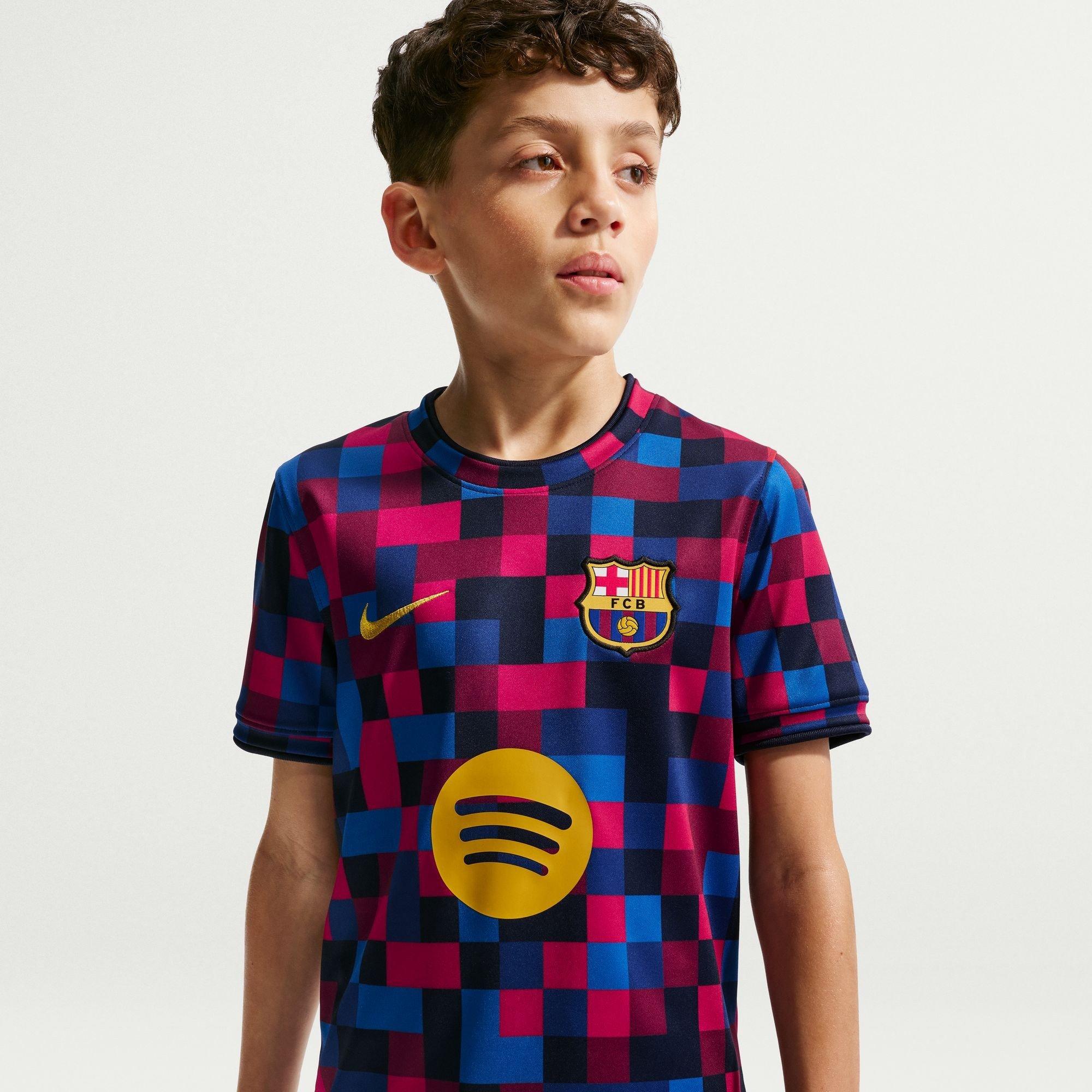 Red/Blue - Nike - FC Barcelona Pre Match Shirt 2026/27 Juniors - 2