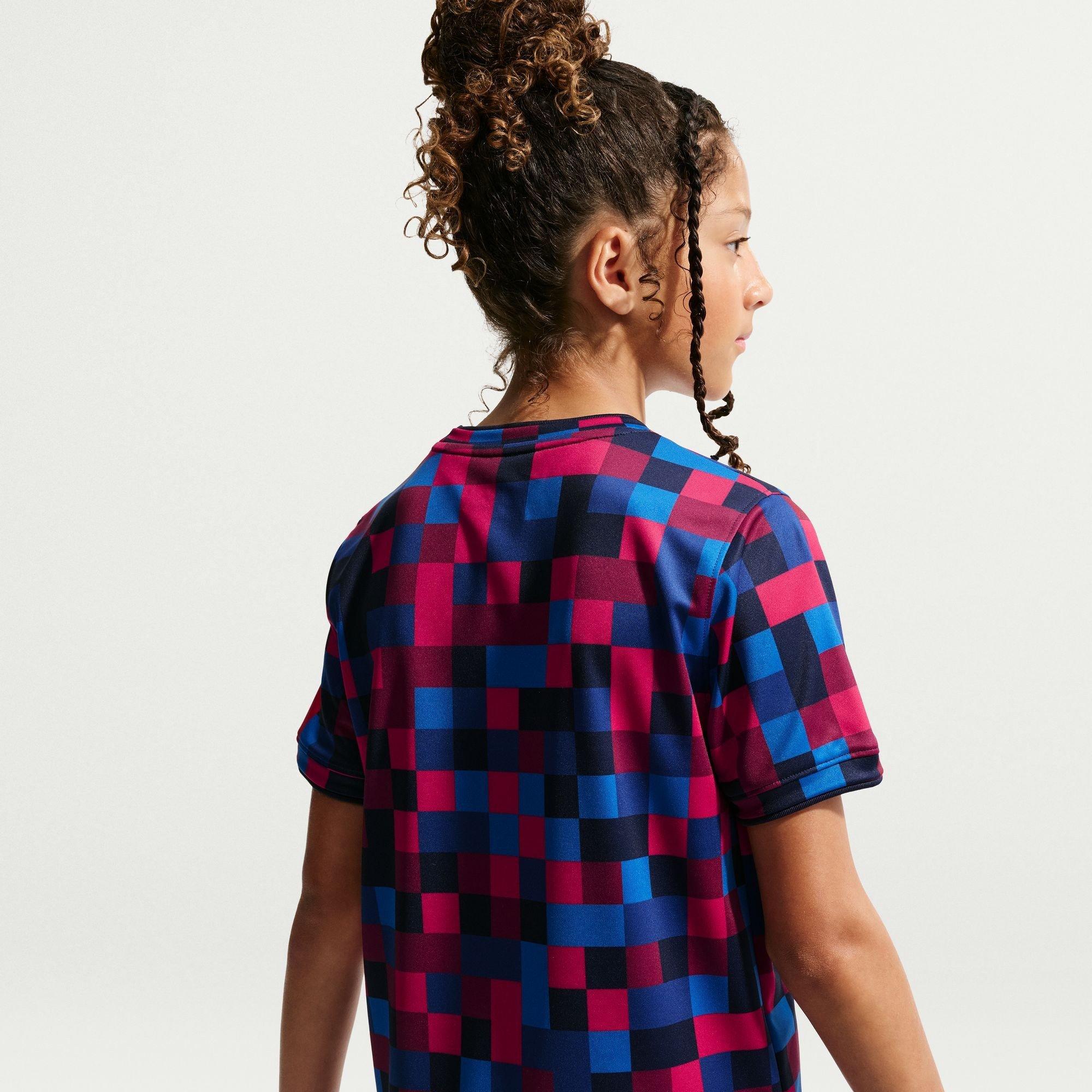 Red/Blue - Nike - FC Barcelona Pre Match Shirt 2026/27 Juniors - 4