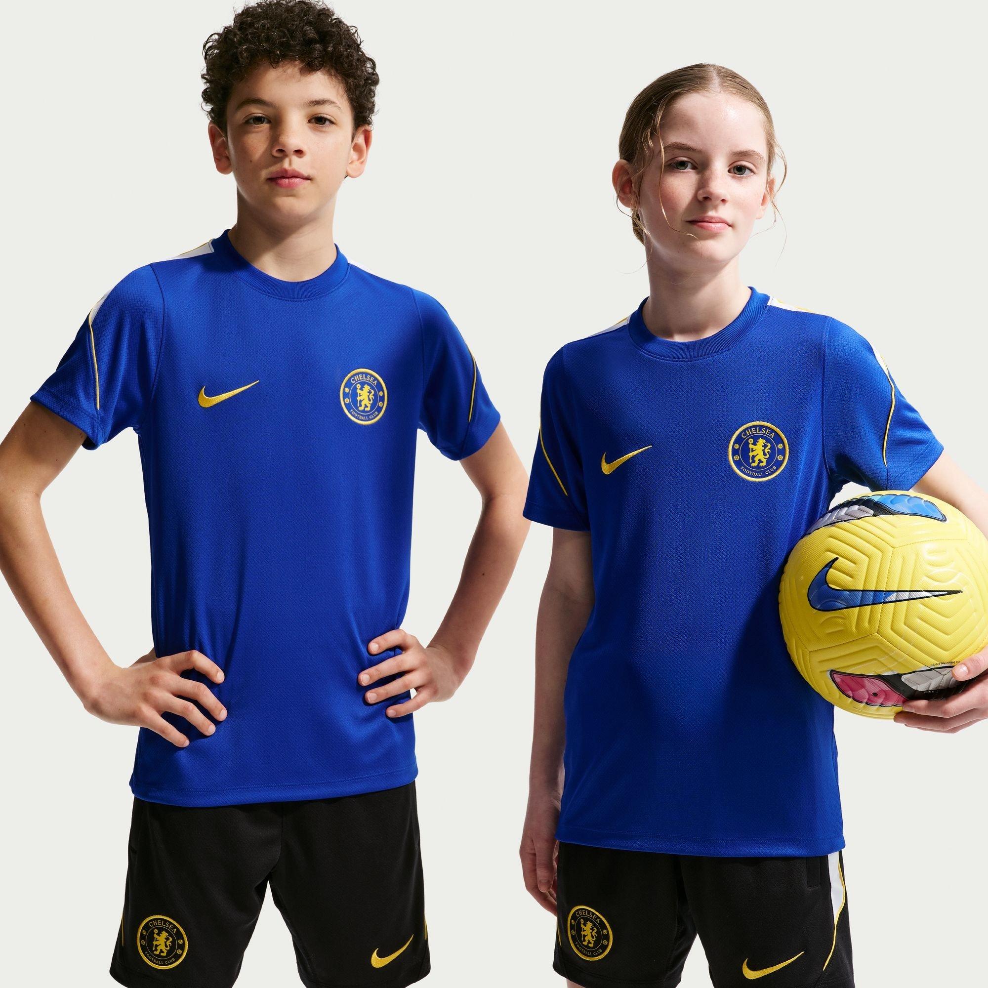 Blau/Gold - Nike - Chelsea Training Shirt 2026/27 Juniors - 1