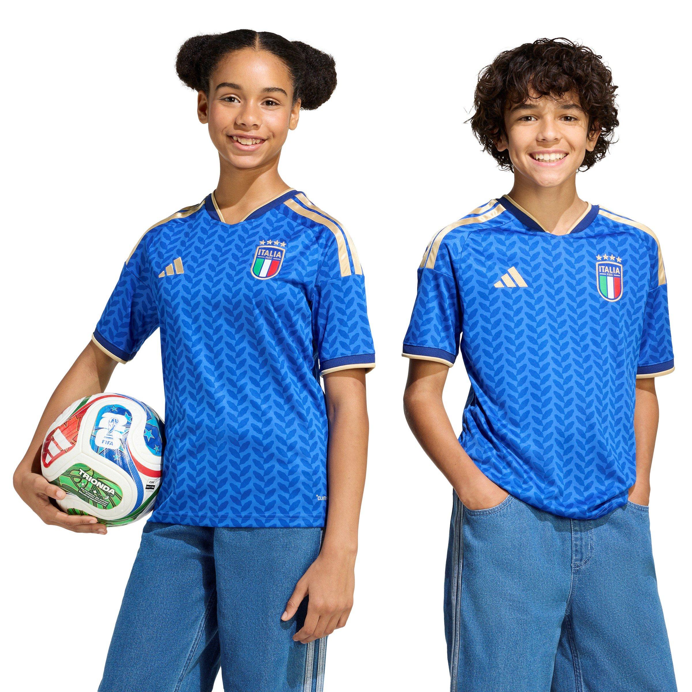 Bold Blue - adidas - Italy World Cup 2026 Juniors Home Jersey - 3