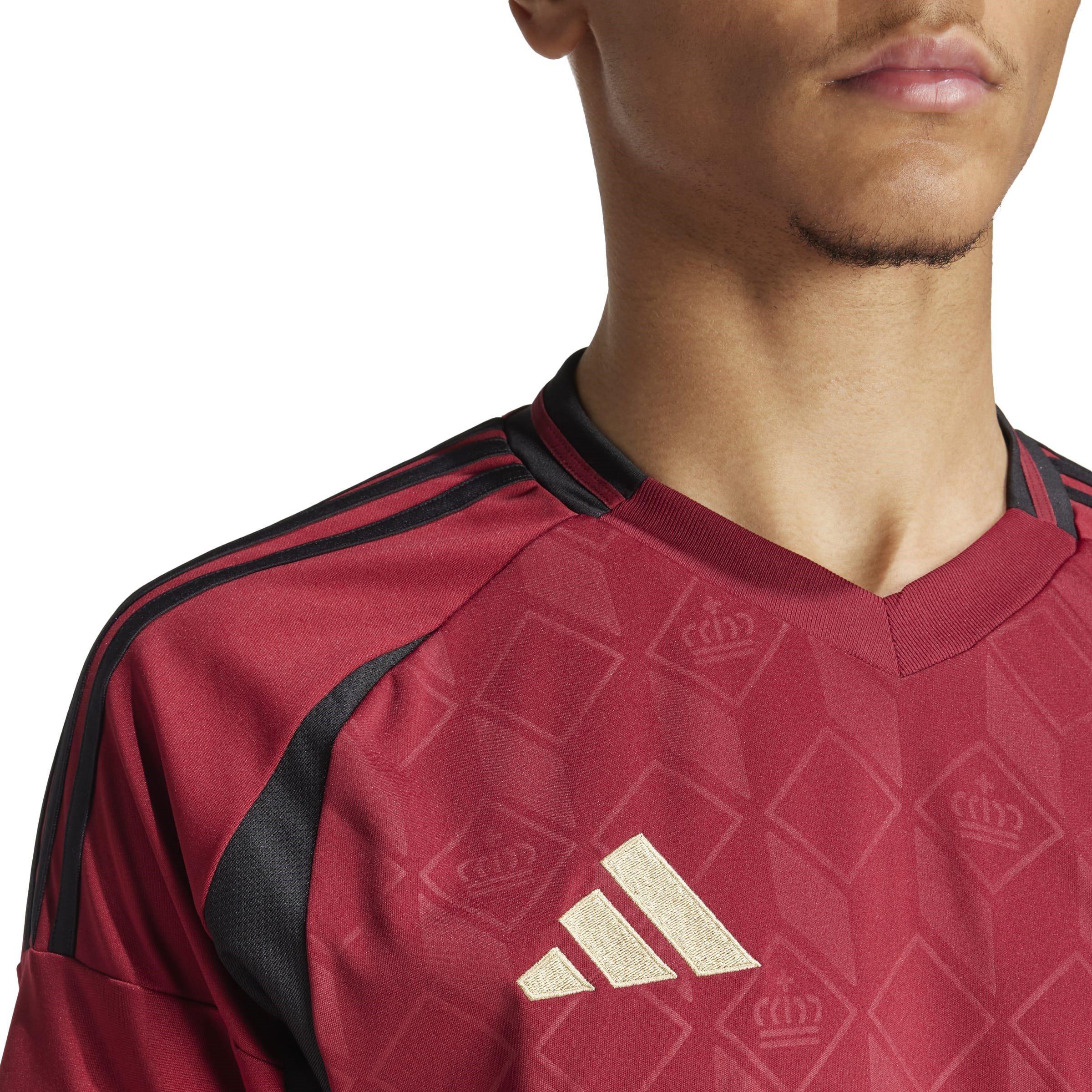 Team Burgundy 2 - adidas - Belgium Home Shirt 2024 - 7