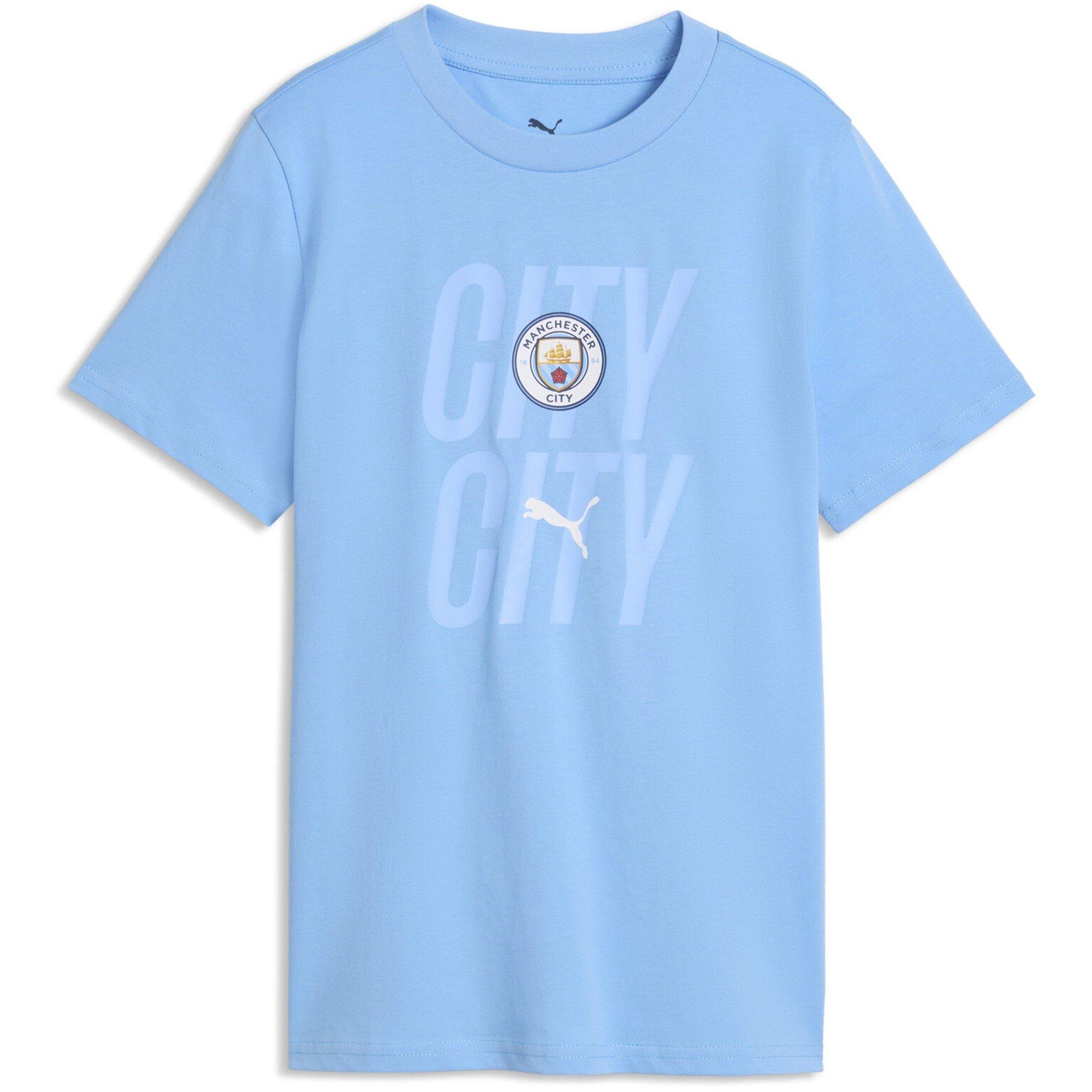 Blau/Weiß - Puma - Manchester City Culture T-Shirt Juniors - 1