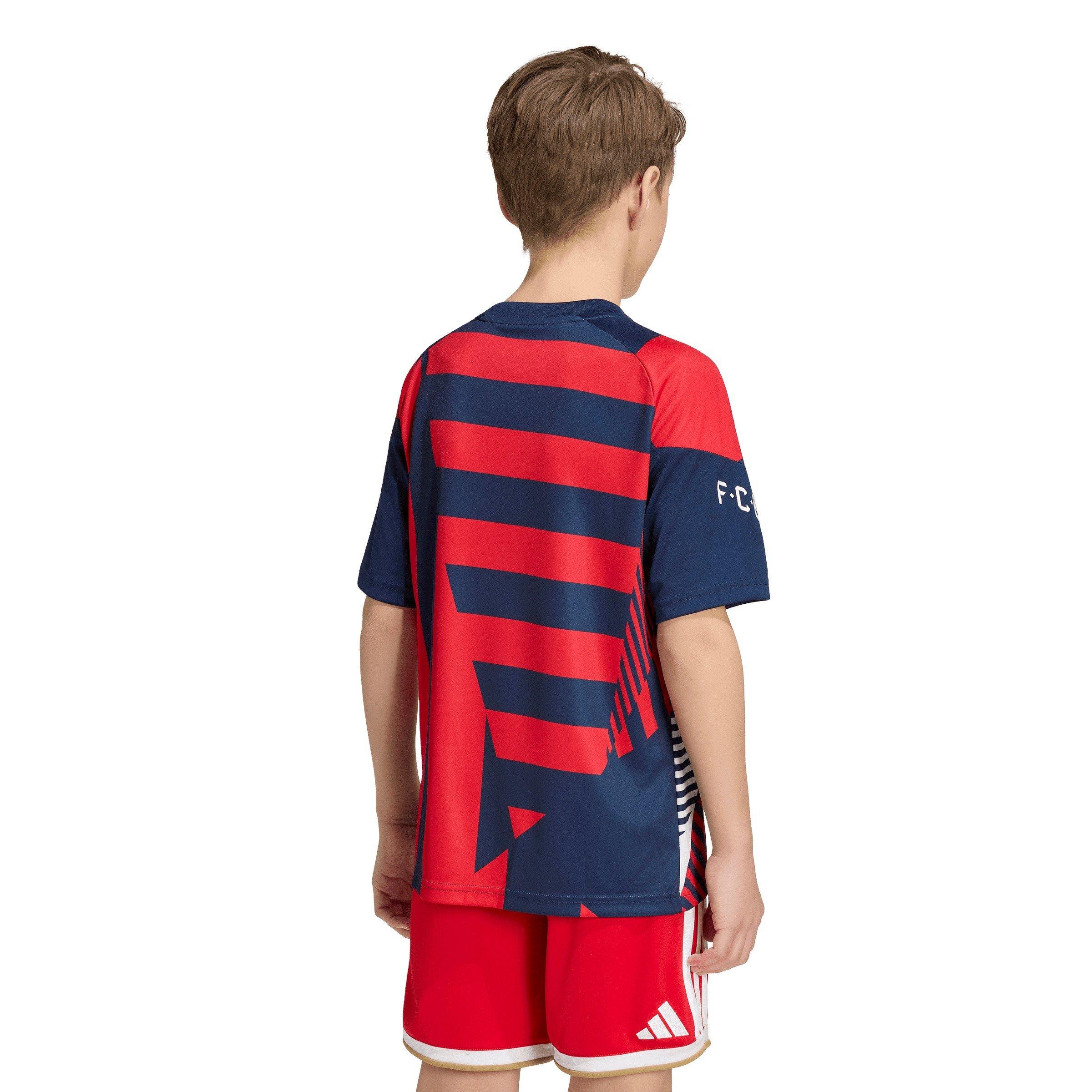 Marine/Rood - adidas - Bayern Munich Pre Match Shirt 2026/27 Juniors - 4